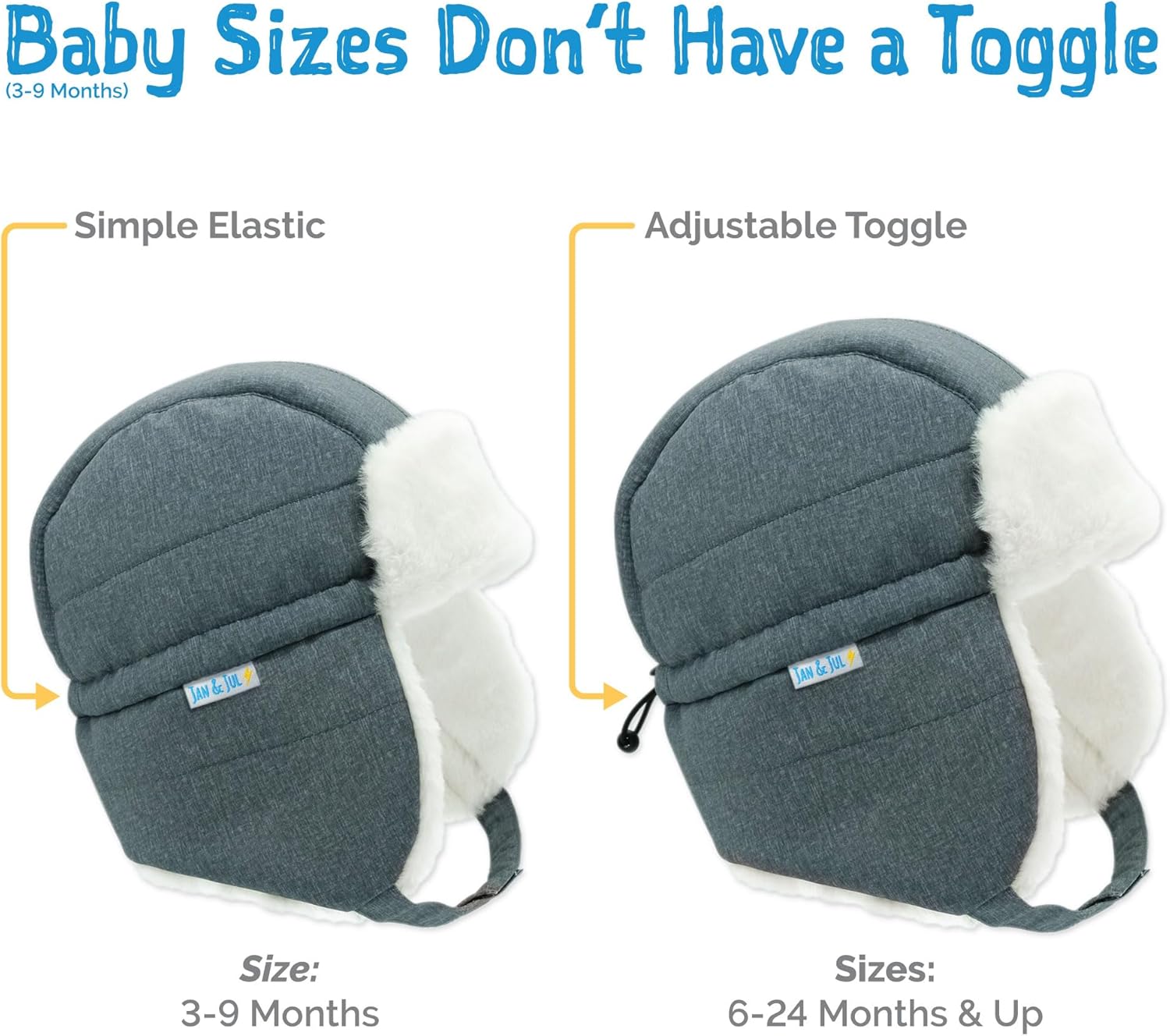 JAN JUL Water-Resistant Winter Hat for Babies and Kids