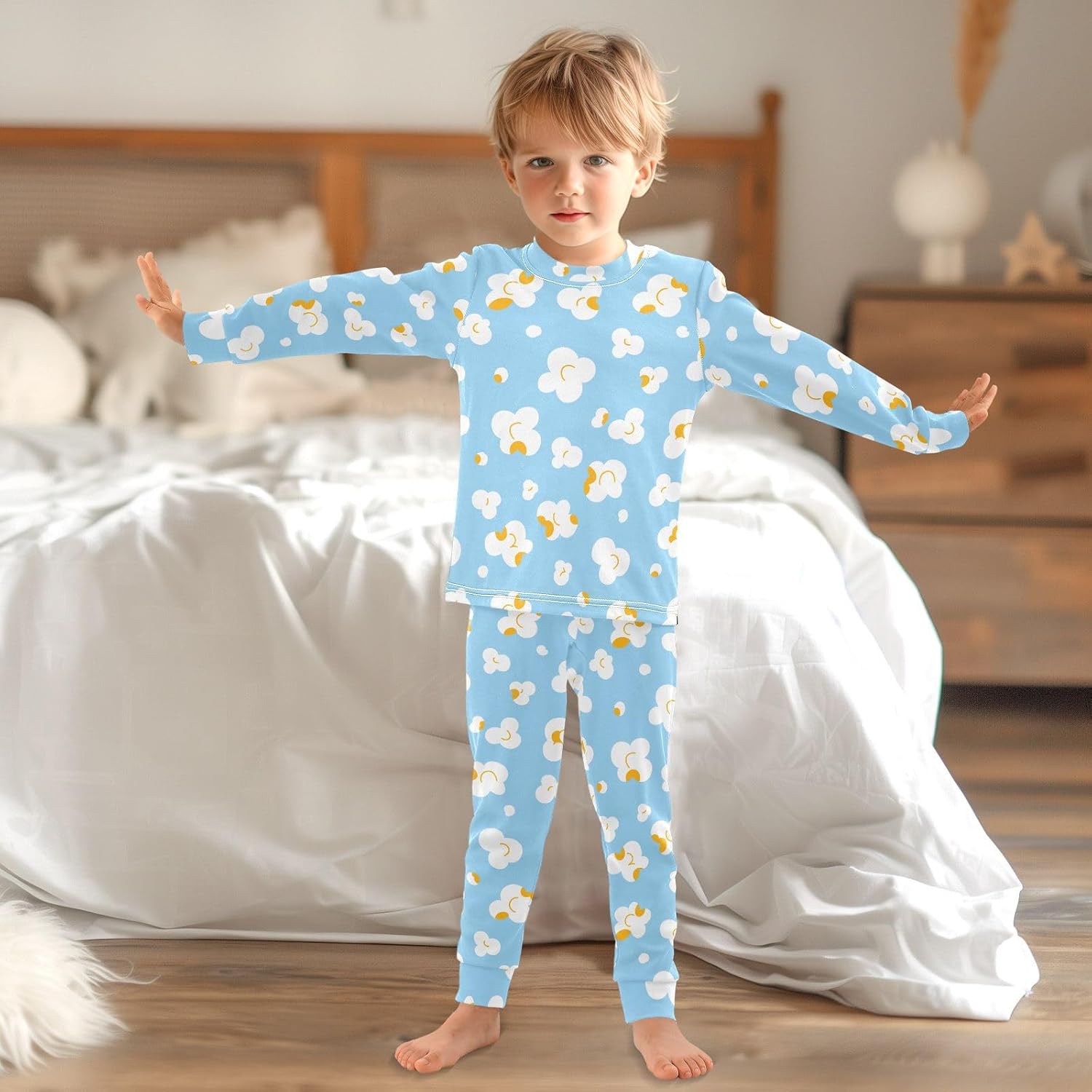 Comfort Pajama Sets Soft Cotton 2-Piece Sleepwear for Kids