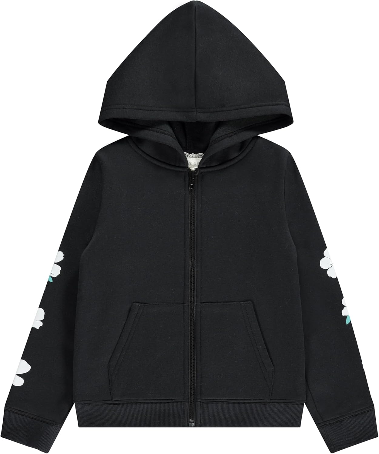 BTween Girls Hoodie Sweatshirt Set - Pack of 3 with Full and Half Zips