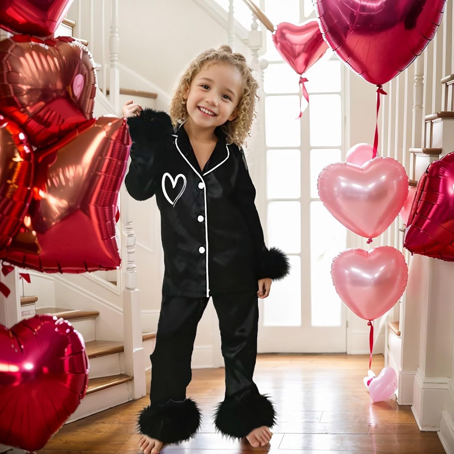 Cute Valentines Day Set for Girls Boys