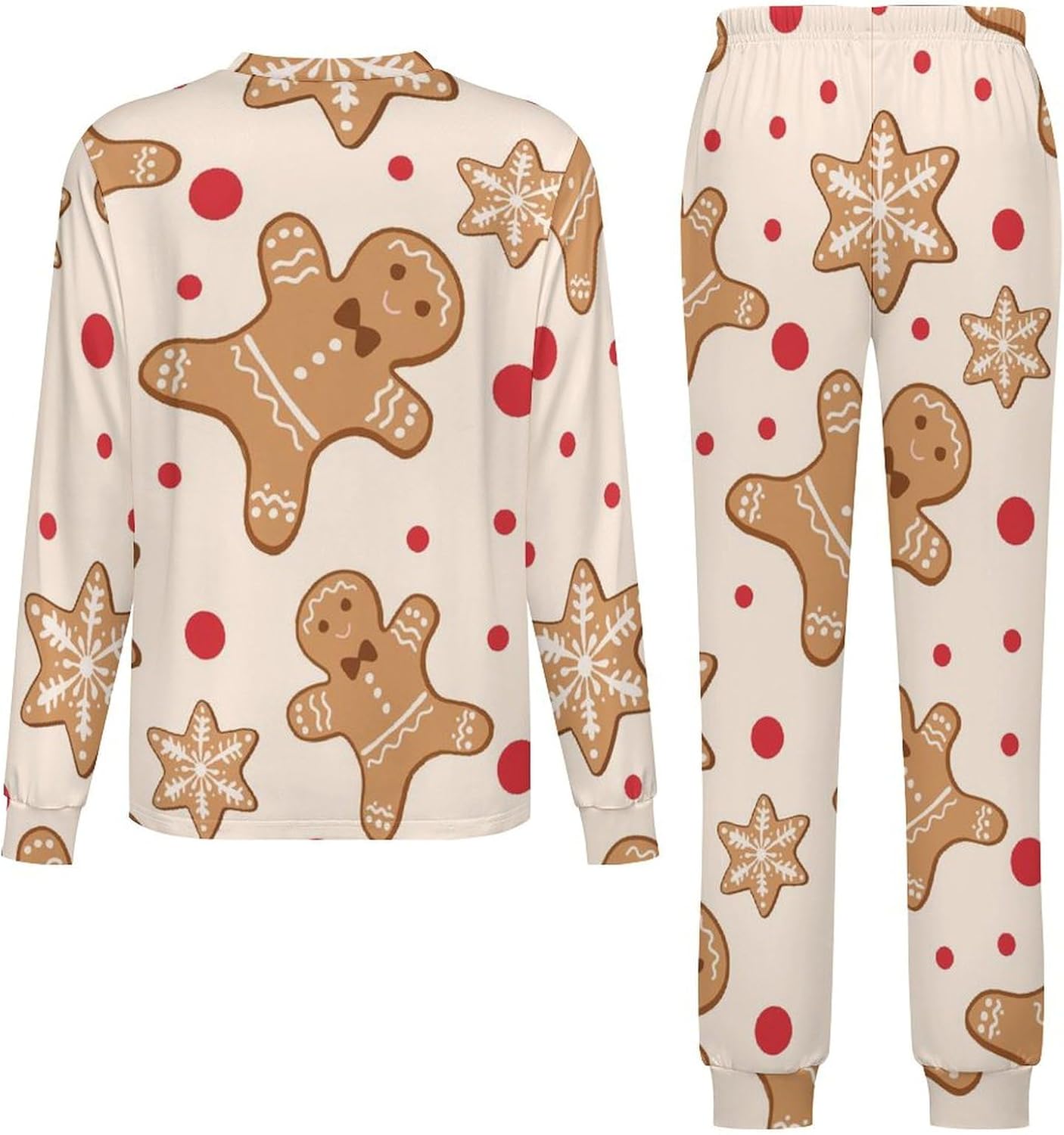 MEIKKO Kids Thermal Underwear Set Sugar Cookies Base Layers Boys Girls