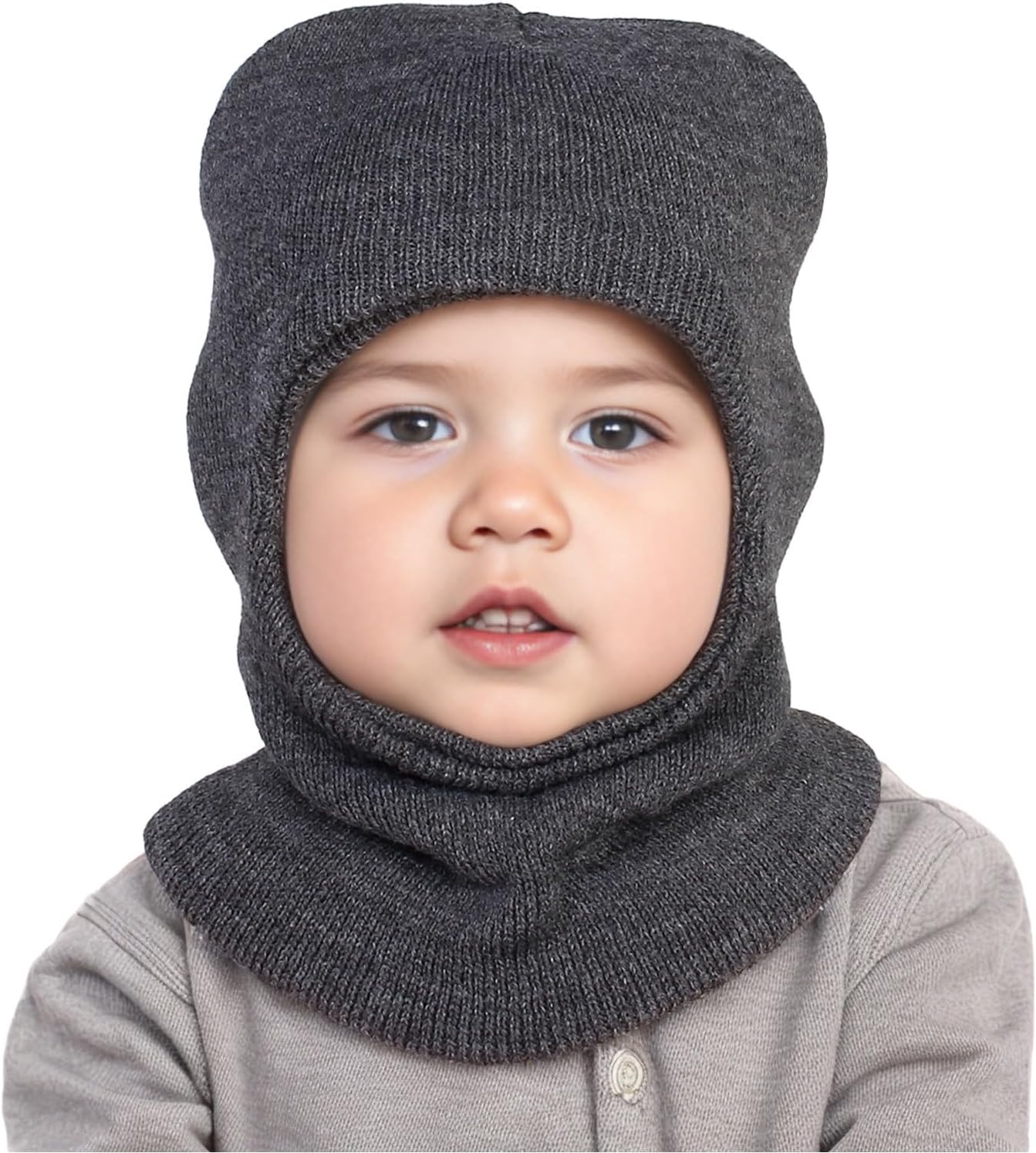PC toddlers winter hat fuzzy and cozy