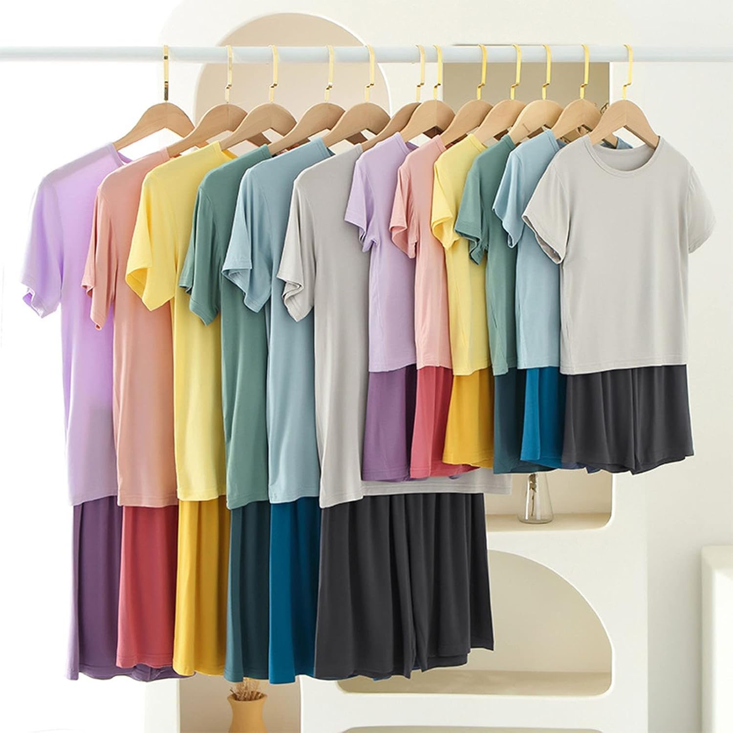 Summer Casual Outfit - Toddler Kids T-shirt Shorts Set