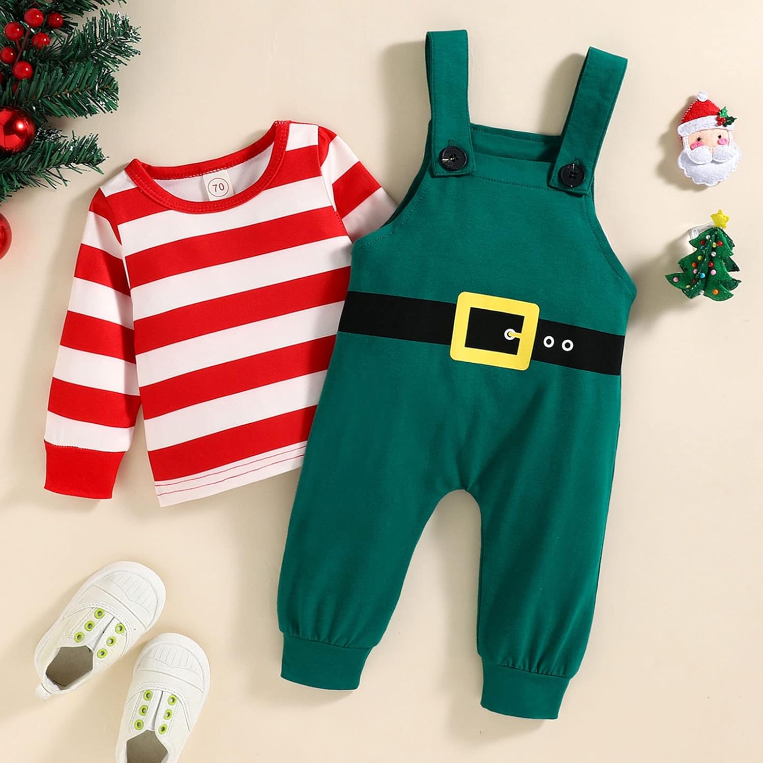 Comfortable Baby Outfit for Dropsbaby Boys Girls Christmas Fall and Spring