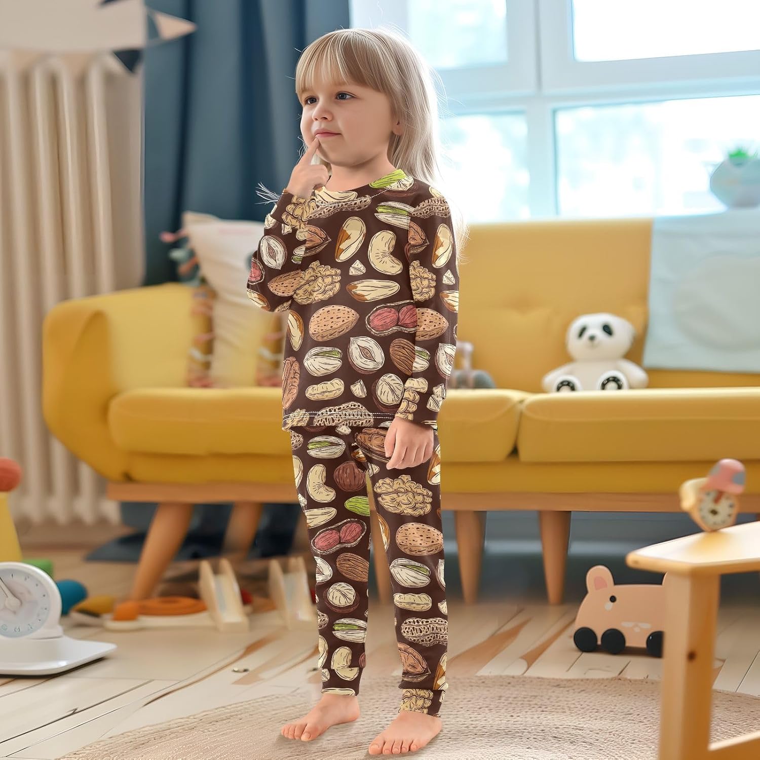 WIFIU Soft Cotton Pajama Set 2 Piece for Kids
