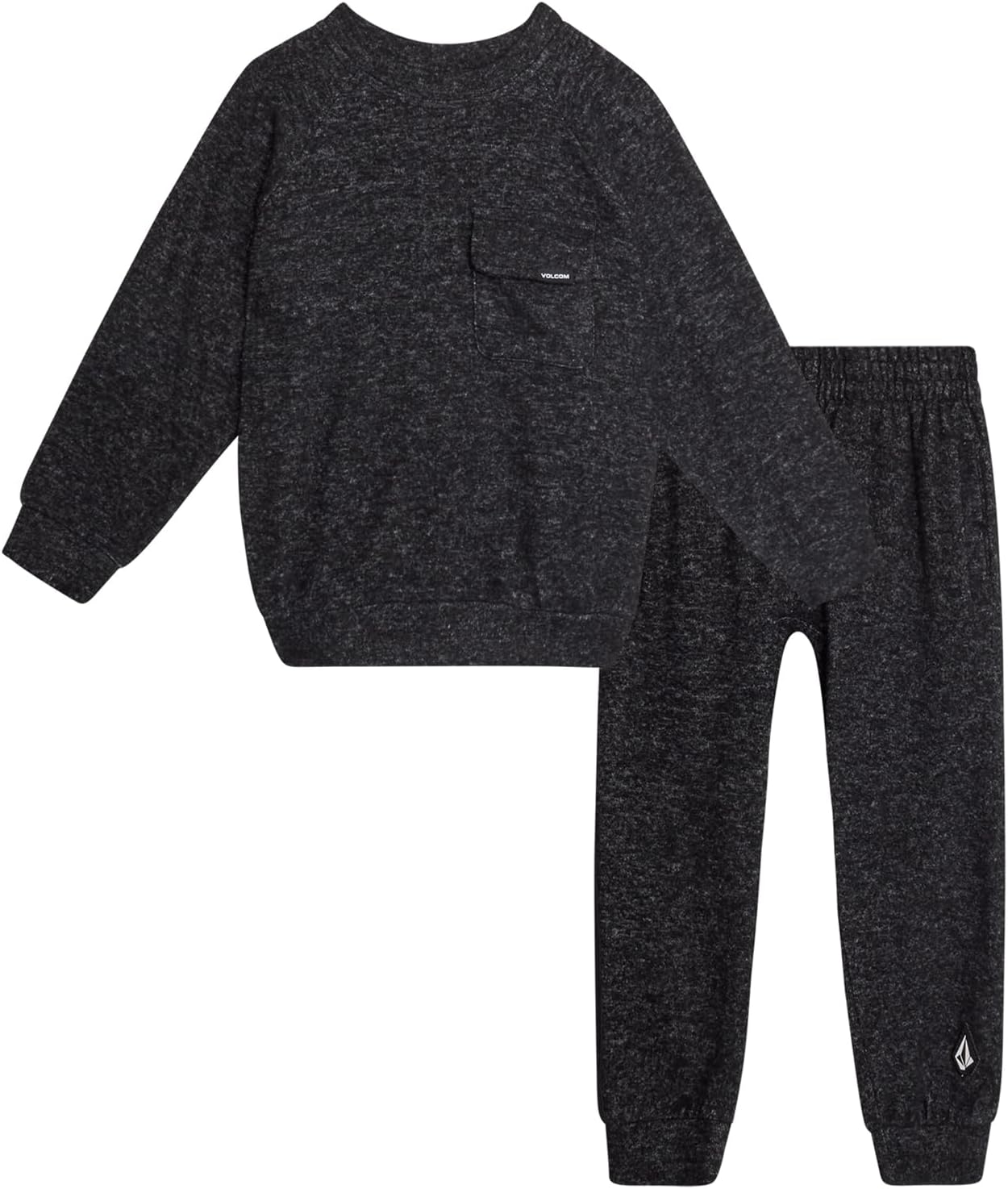 Volcom Boys Sweatsuit Set - Cozy Crewneck Pullover Sweatshirt and Jogger Pants