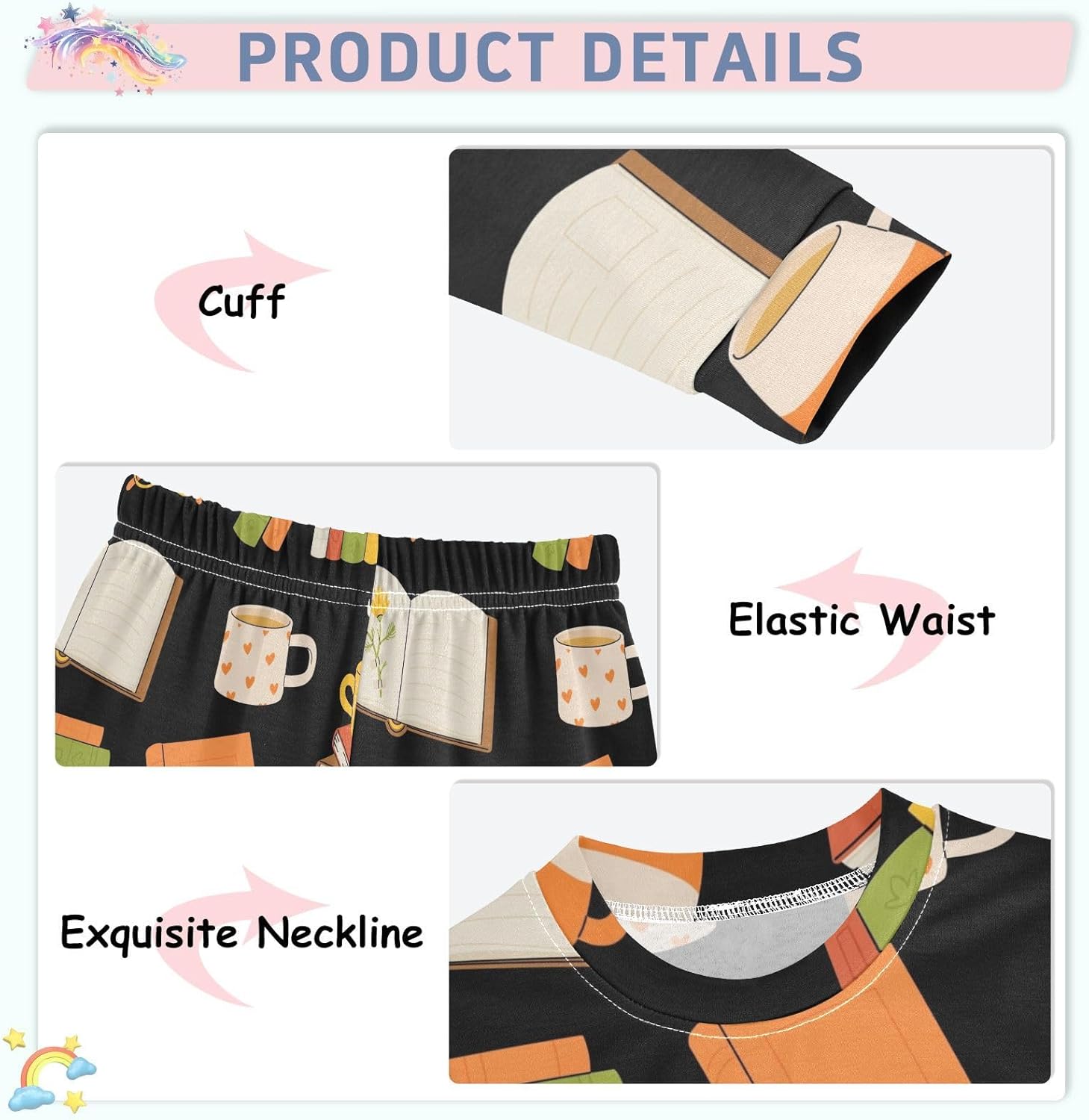 WIFIU Comfortable Pajama Set for Boys Long Sleeve Sleepwear 18M-8Y