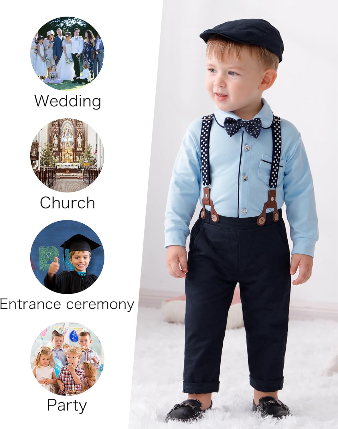 Baby Boy Outfits - Formal Tuxedo Suits for Boys