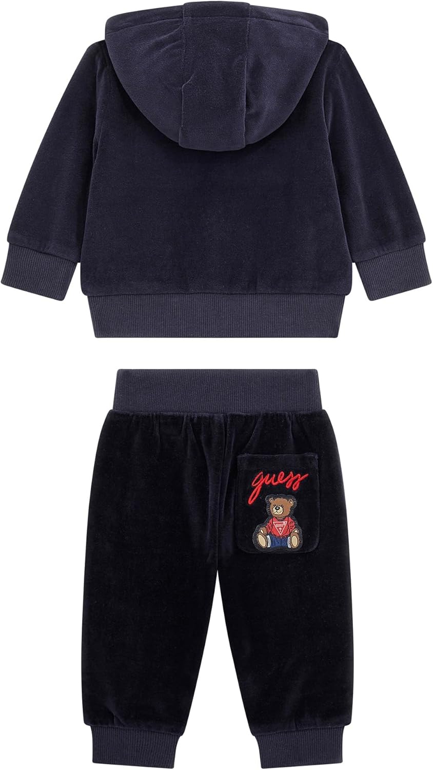 GUESS Baby Boys Chenille Hoodie and Pants Set