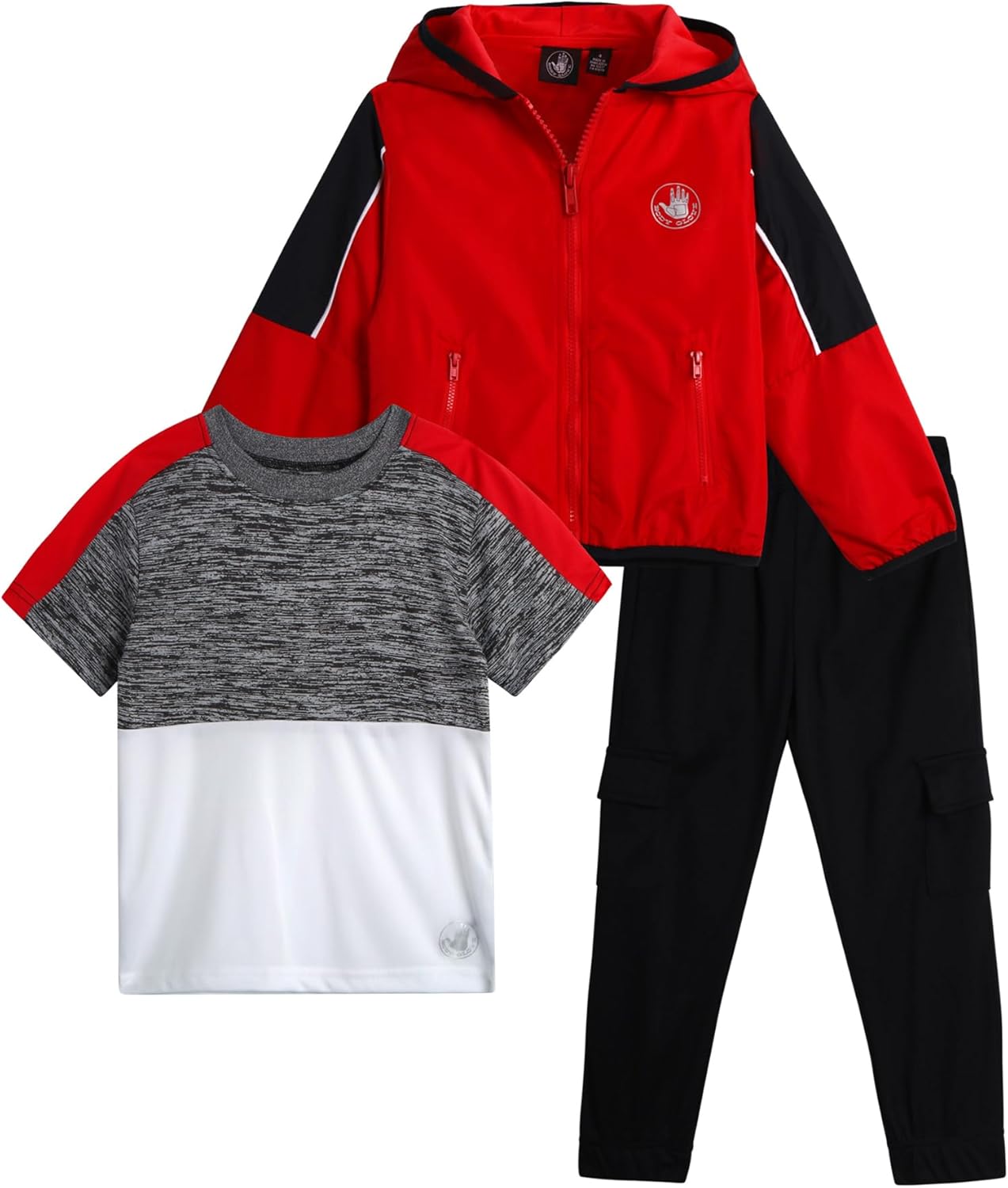 Body Glove Boys Complete Tracksuit Set - 3-Piece Lightweight Windbreaker More