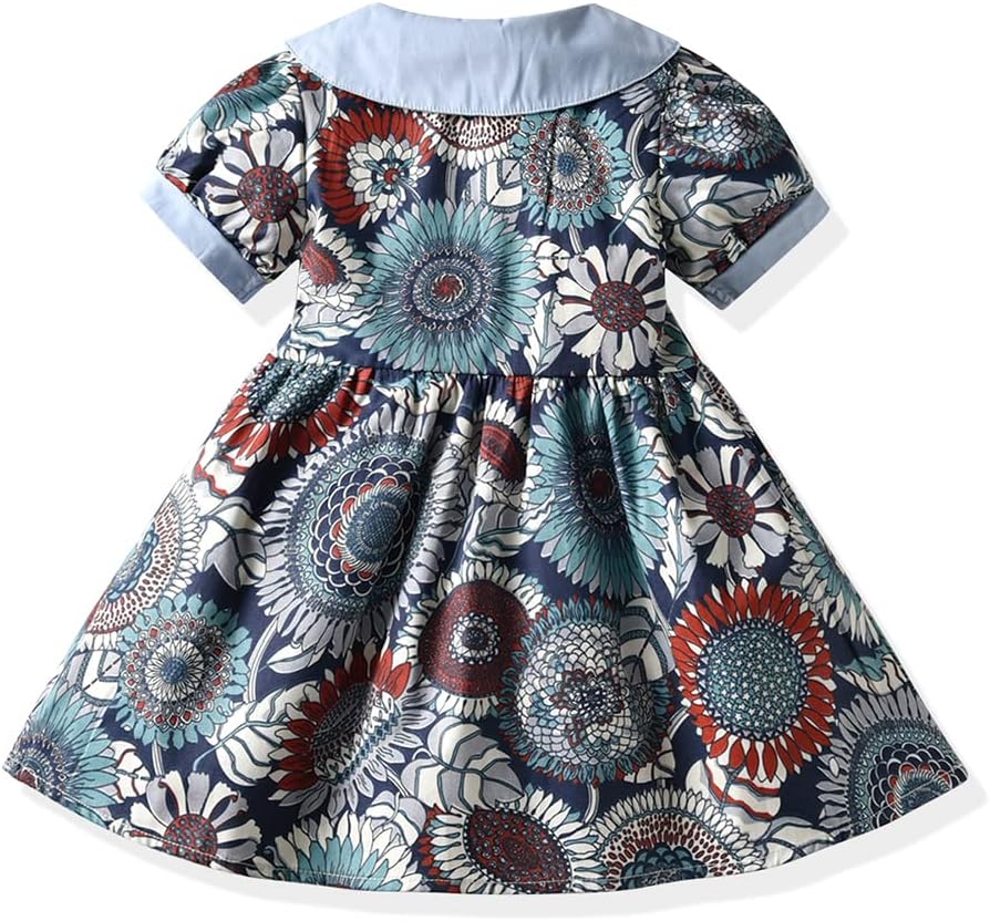 Baby Girl Brother Matching Outfits Floral Dress Shorts