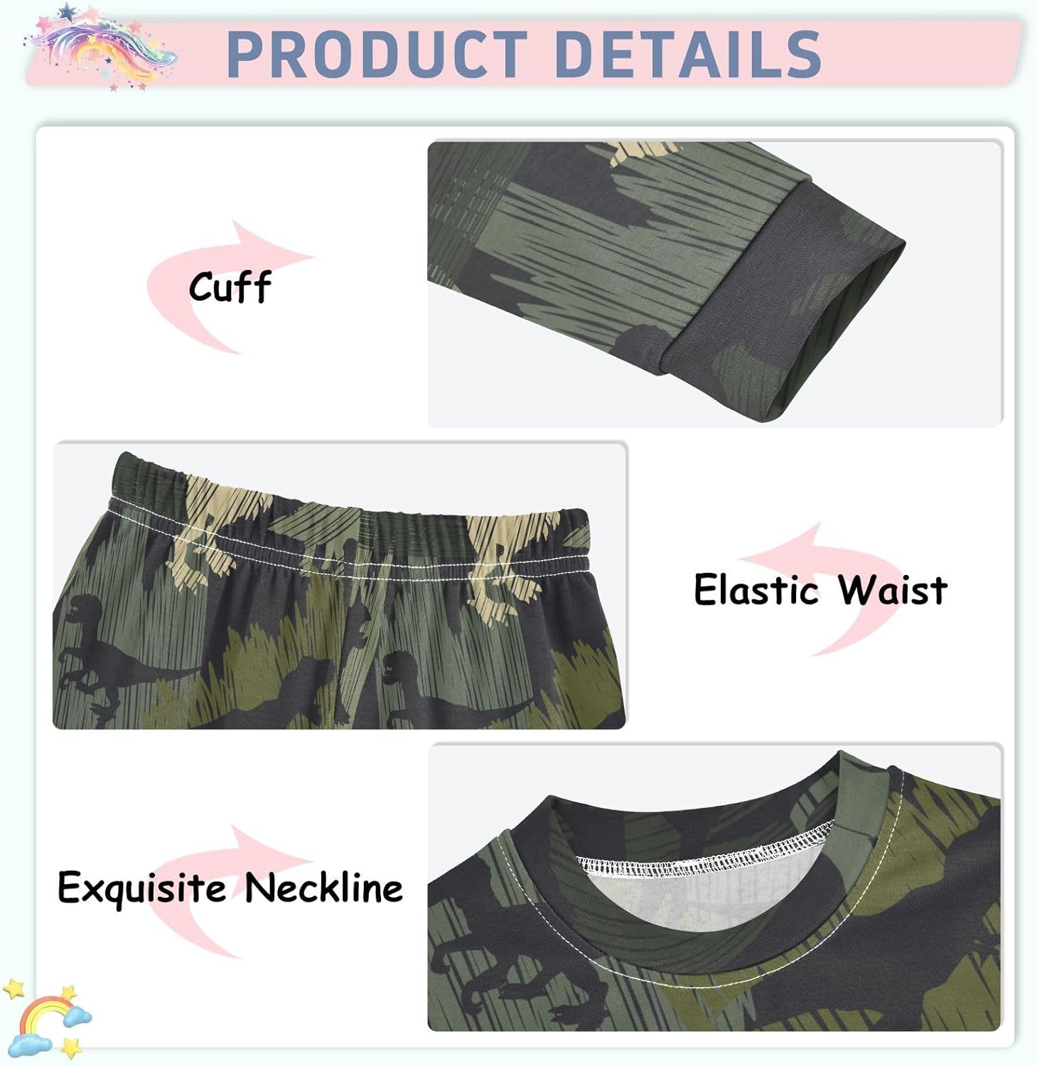 Cute Long Sleeve Sleepwear Set for Hers