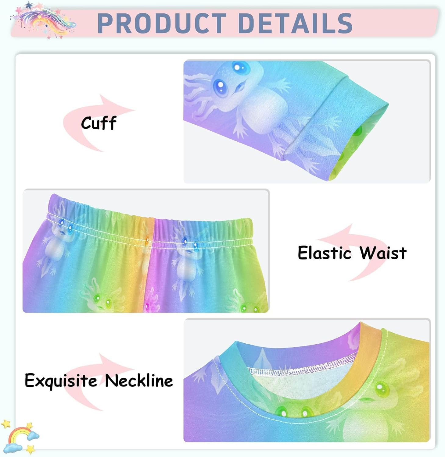 WIFIU Pajama Sets FOLDOVER COLLECTORS - Soft Cotton Pjs for Home - 18M-8Y