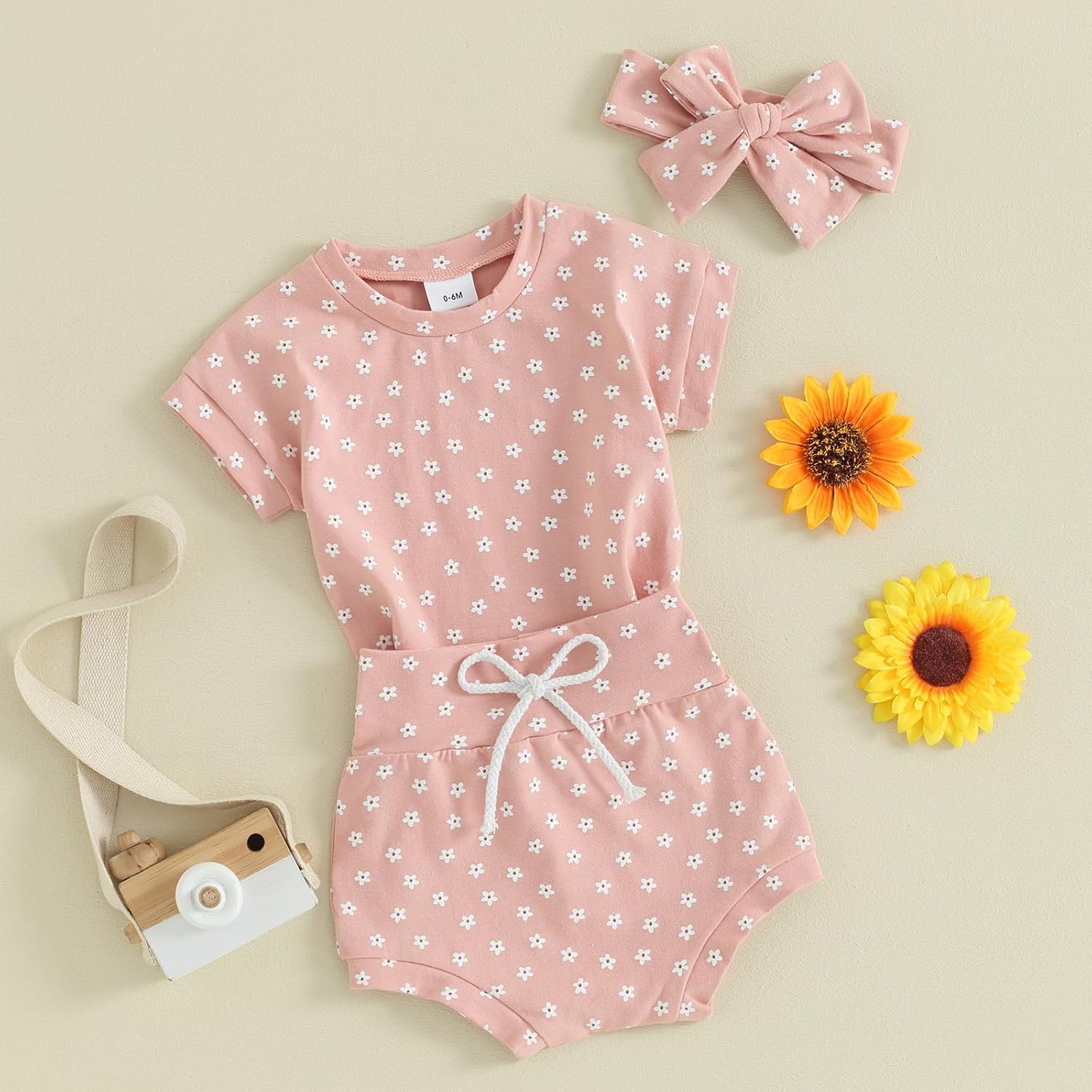 Eventos Child Girls Casual Summer T-Shirt Set
