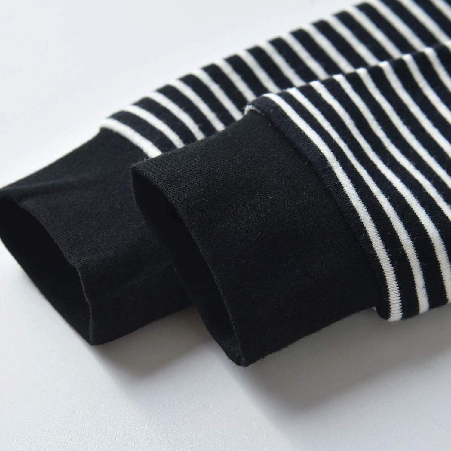 AMIMOJY Boys Girls Striped Long-Sleeve Hoodie Set