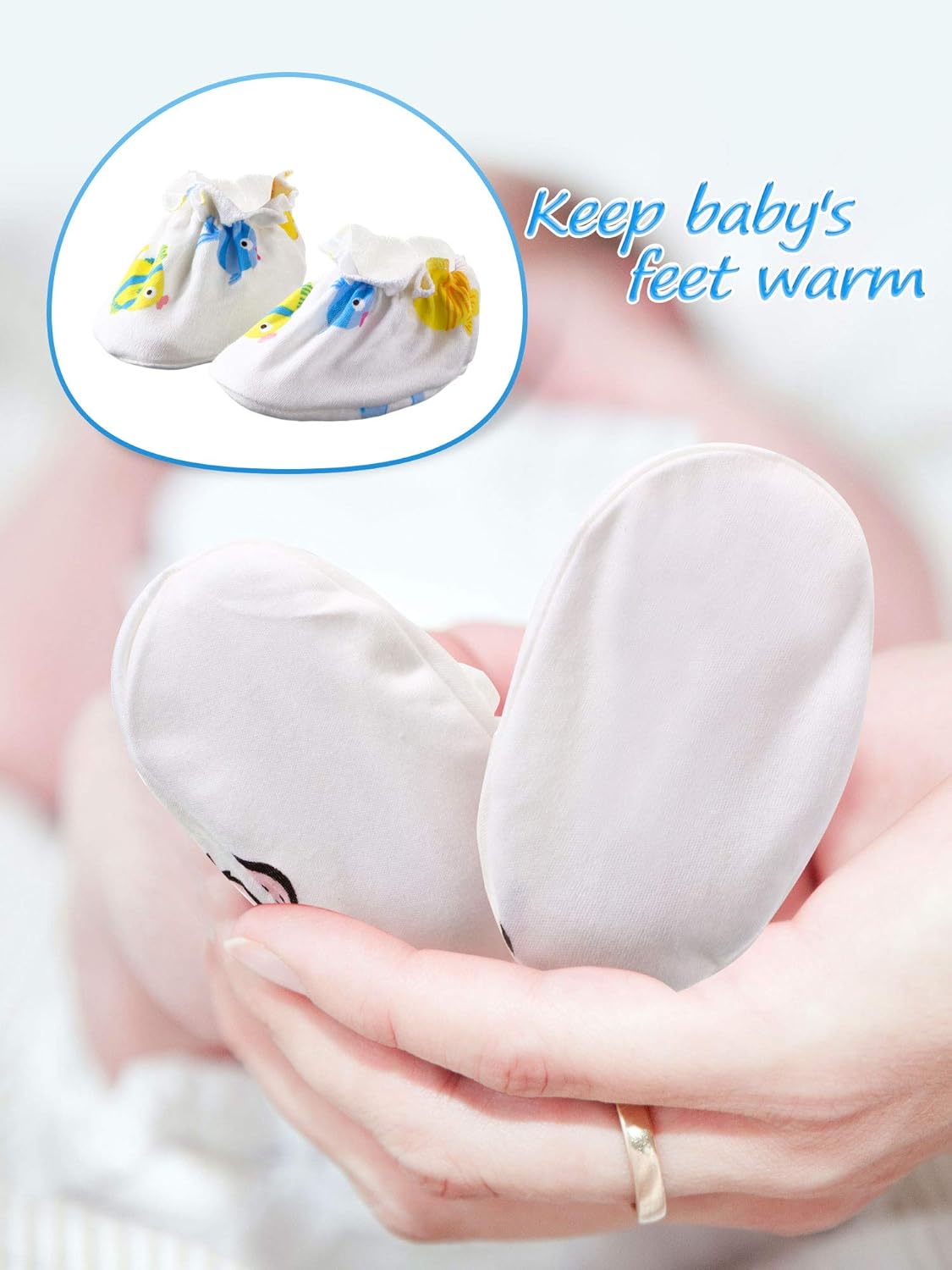 Geyoga Newborn Cap Mitten Set