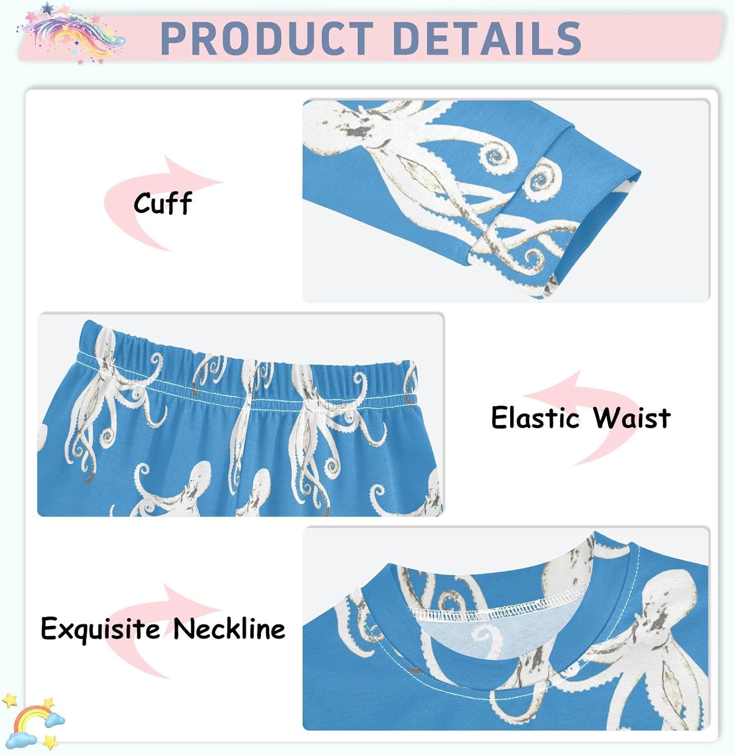 WIFIU Pajama Set Fits 18M-8Y