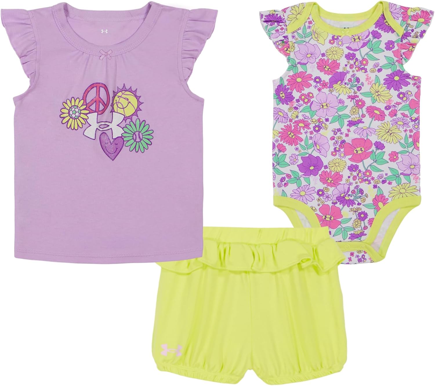 Comfort Style Baby Girls 3-Piece Set