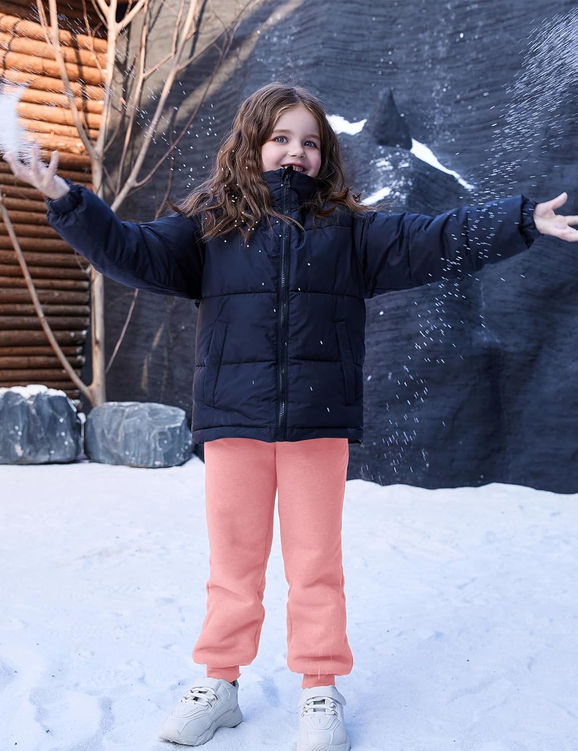 Warm Cozy Fleece Joggers for Kids