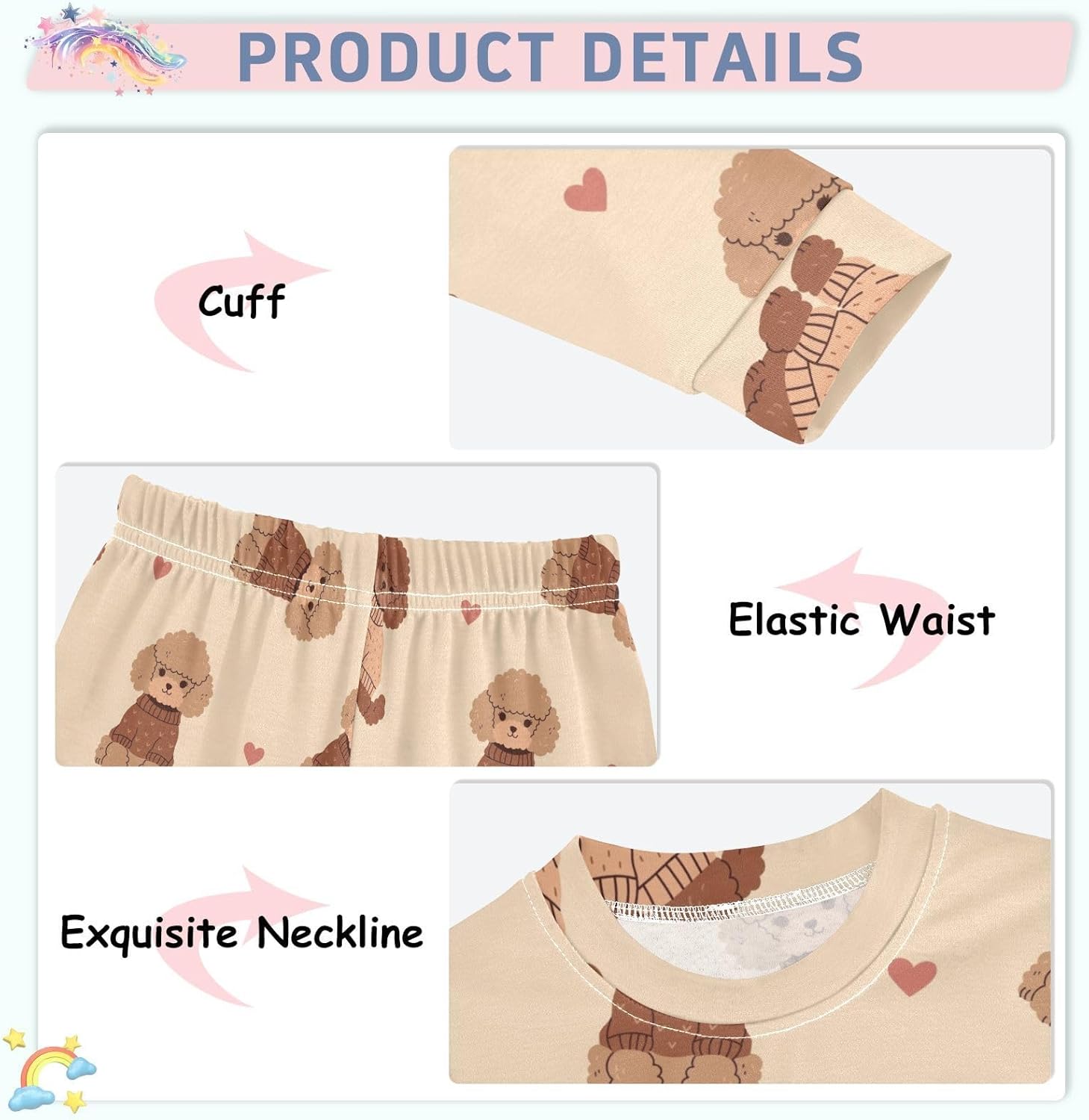 Soft Cotton Pajamas for Kids 18M-8Y Migration-Ready Sleepwear