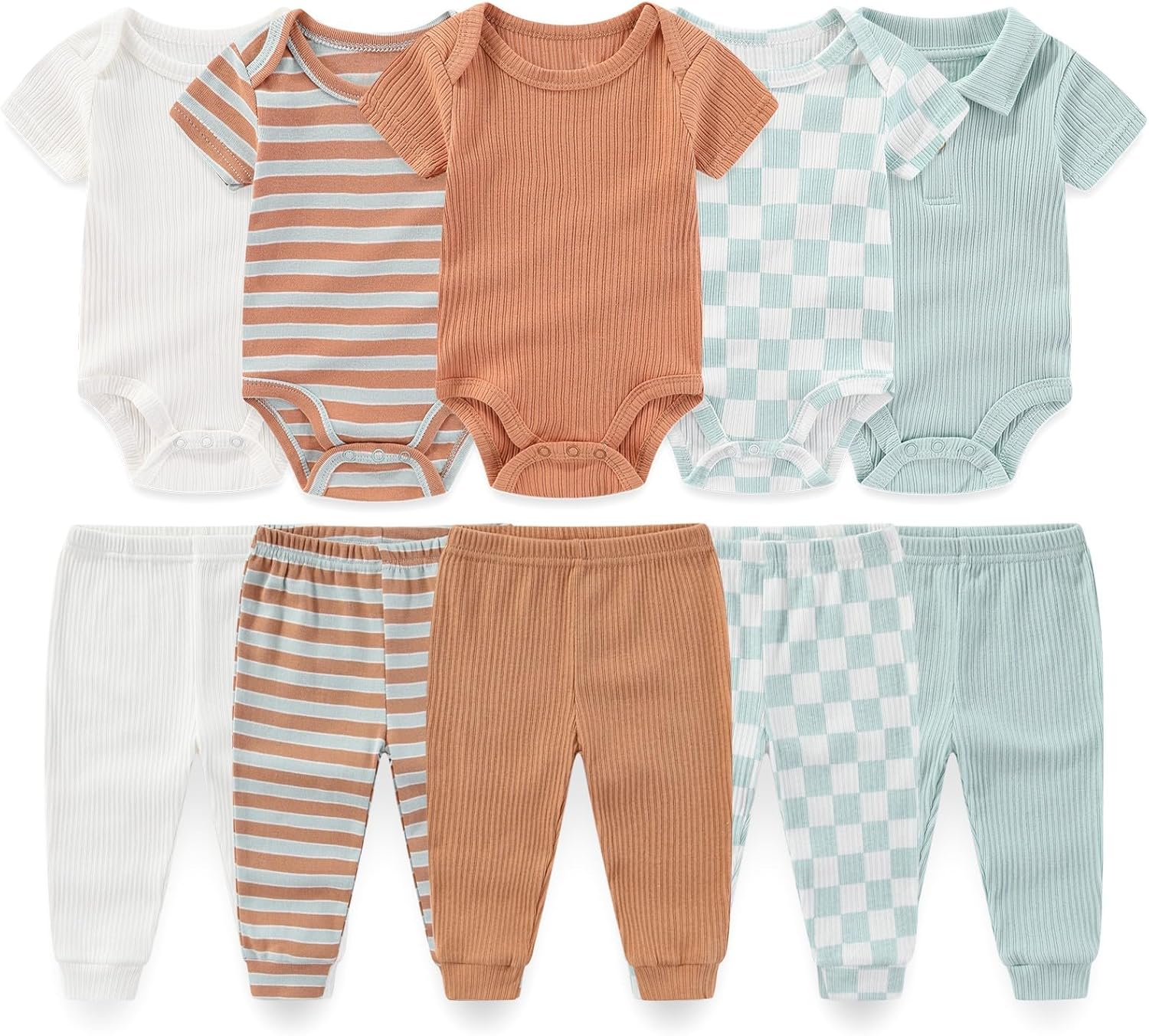Baby Boys and Girls 10-Piece Set