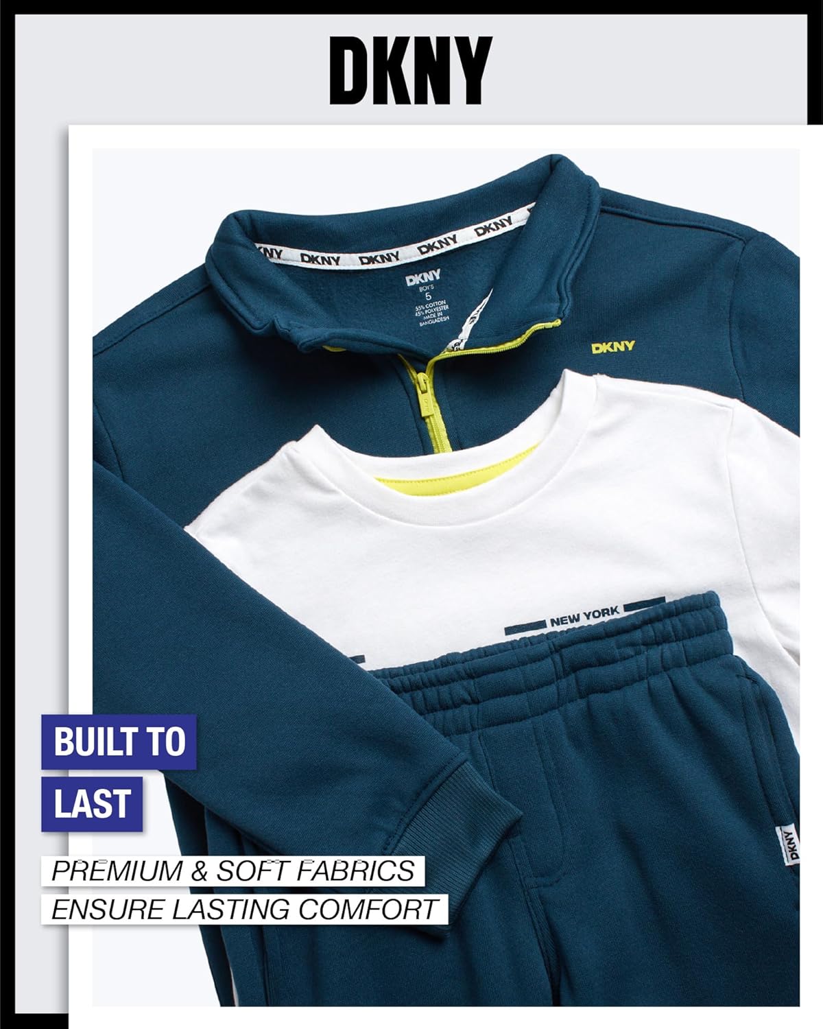 DKNY Toddler Boys Playwear Set 2T-7