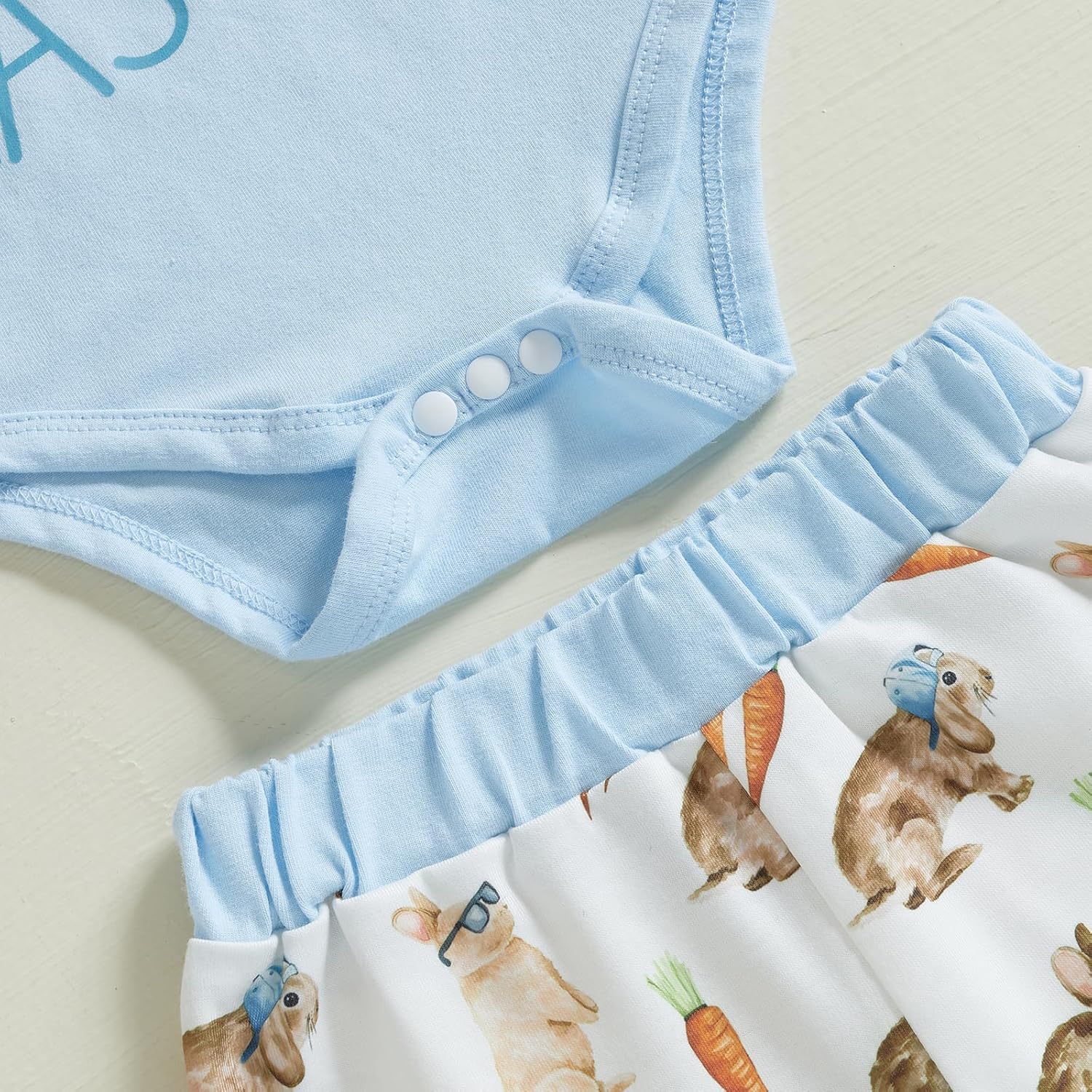 Easter 3-Piece Romper Pants Bundle for Baby