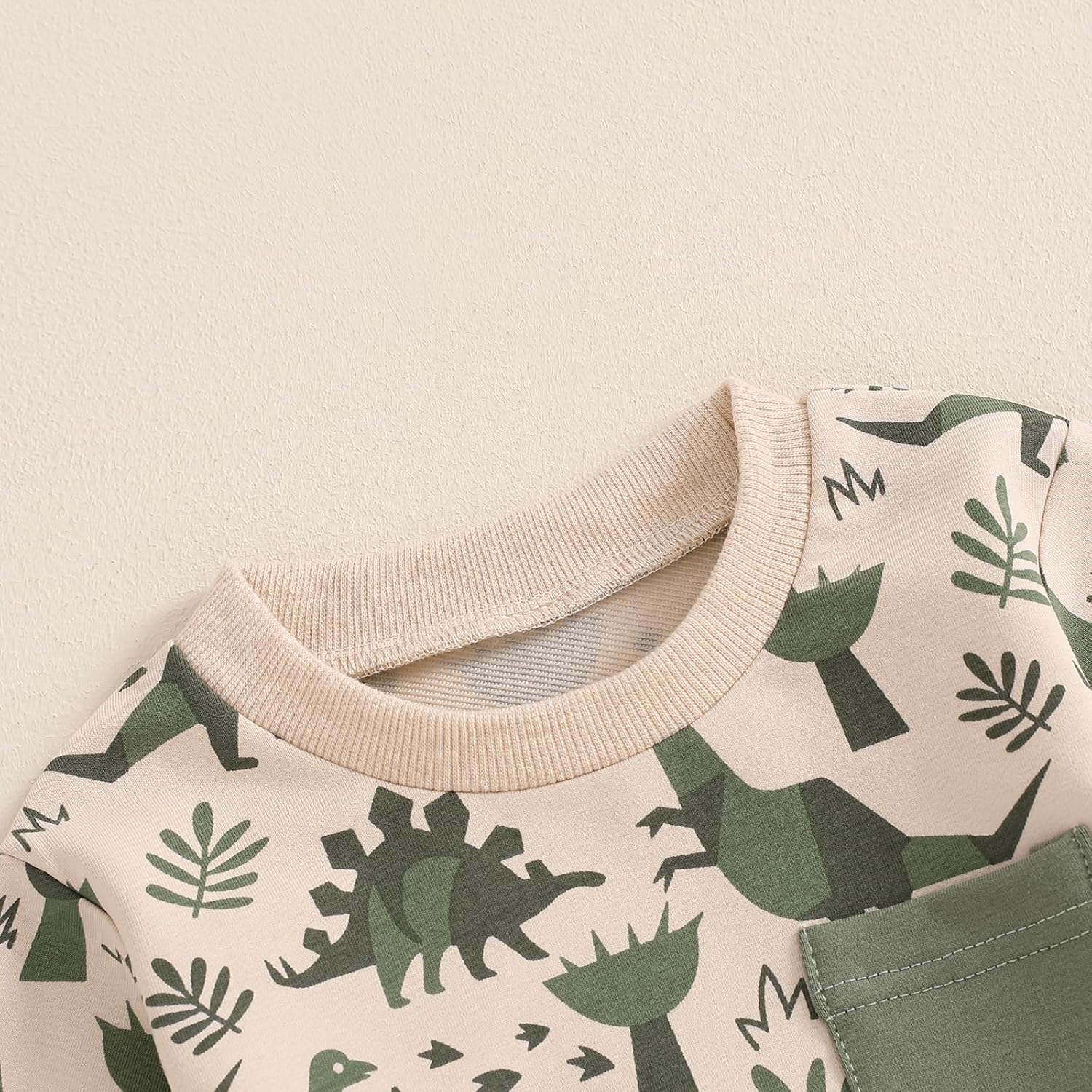 Toddler Boys Cartoon Dinosaur Outfit 2Pcs