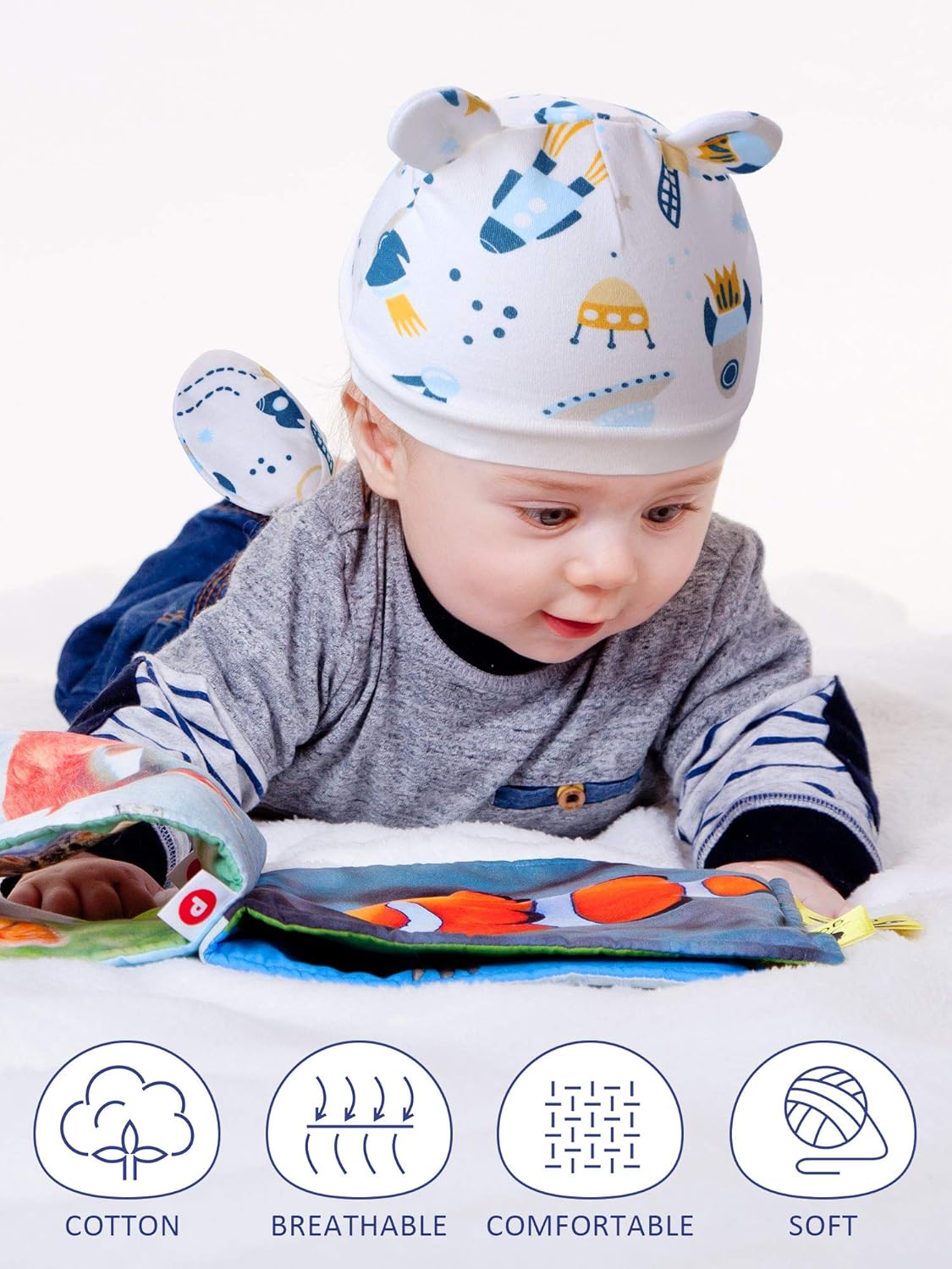 Geyoga Newborn Cap Mitten Set
