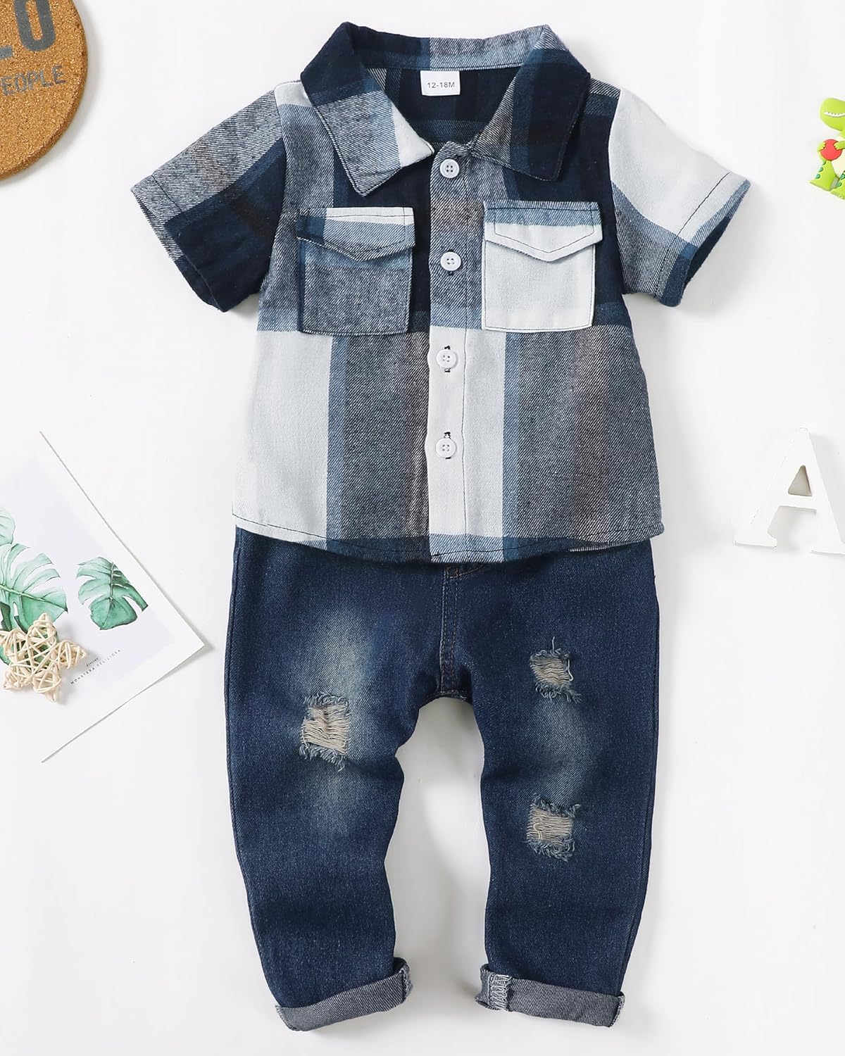 Renotemy Baby Boy Clothes Set Summer