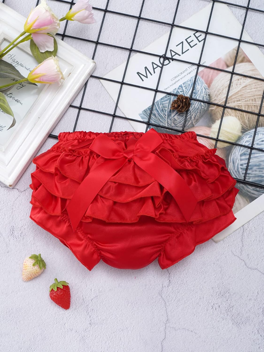 Stylish Baby Girl Bloomers - Soft Cotton Diaper Cover