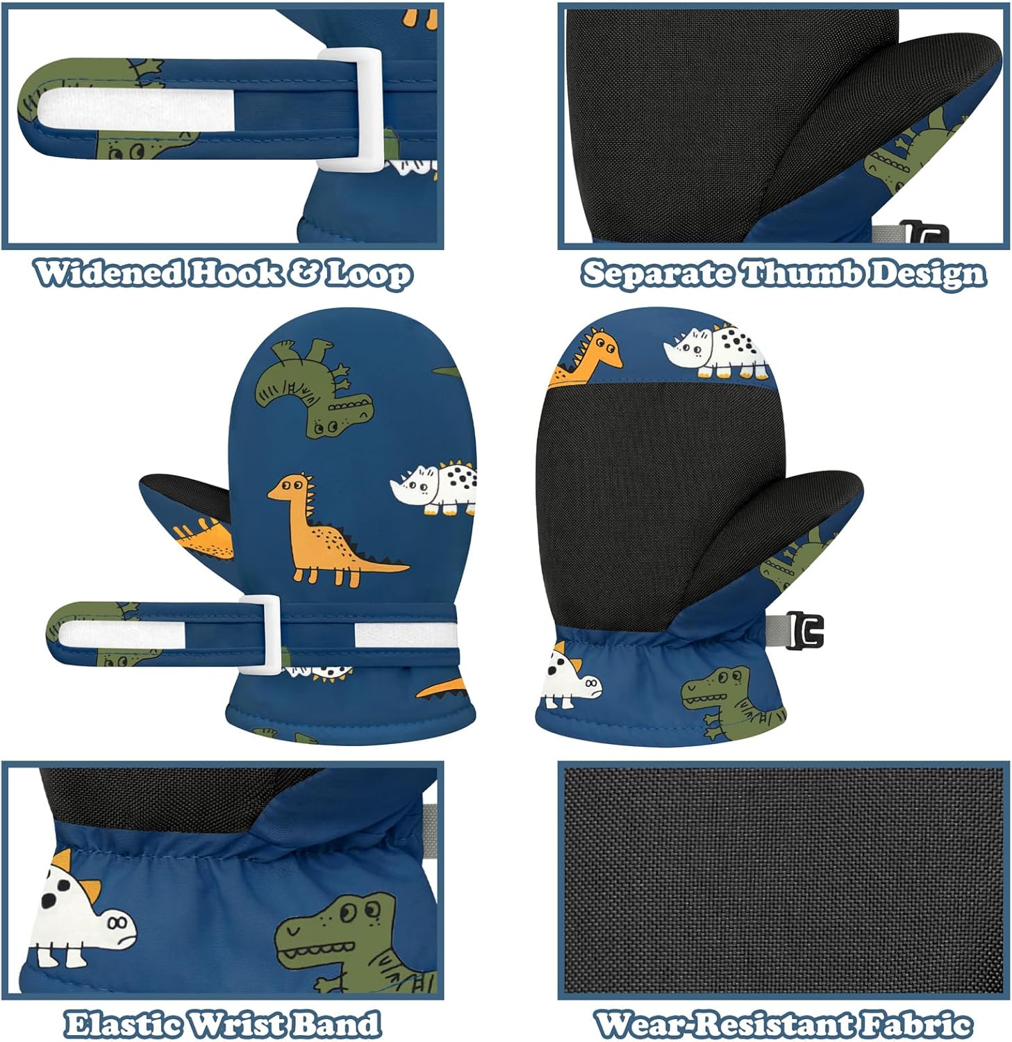 Thickened Waterproof Gloves for Babies - Stay Warm Comfortable