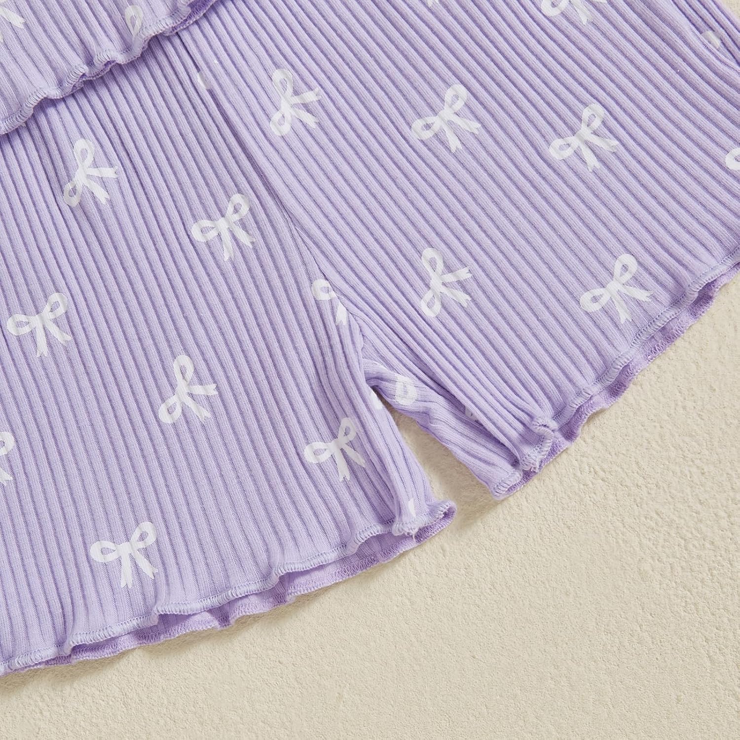 Summer Ruffle Top Shorts Set for toddlers