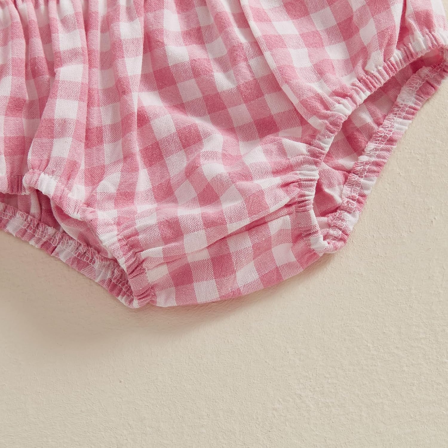 Newborn Plaid Cotton Bloomers Diaper Cover