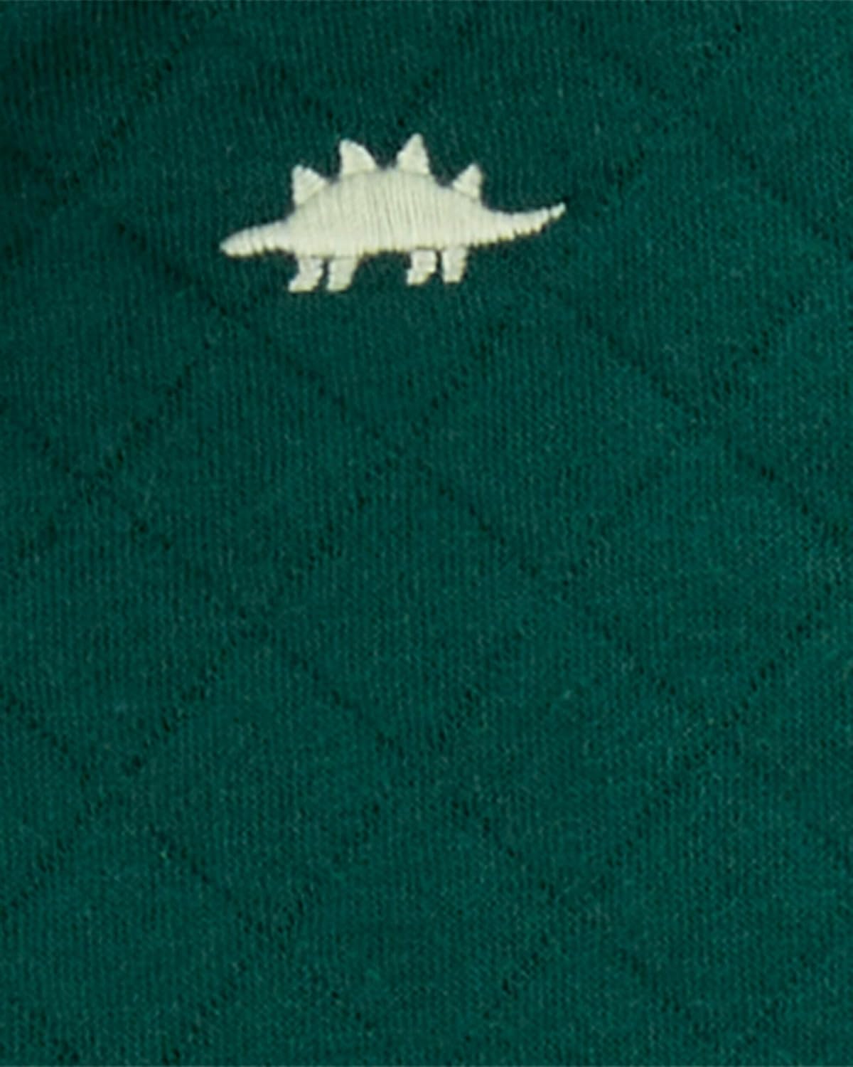 Stylish Quilted Little Jacket Set for Little Dino Lovers