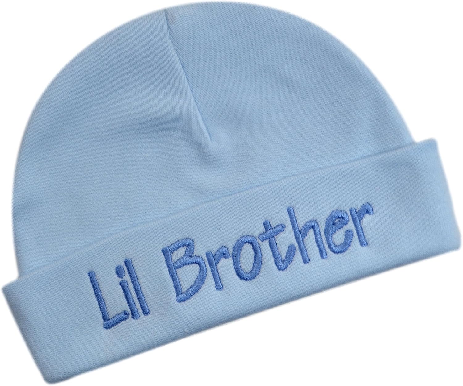 Funny Girl Designs Little Brother Treasured Baby Boy Keepsake Hat