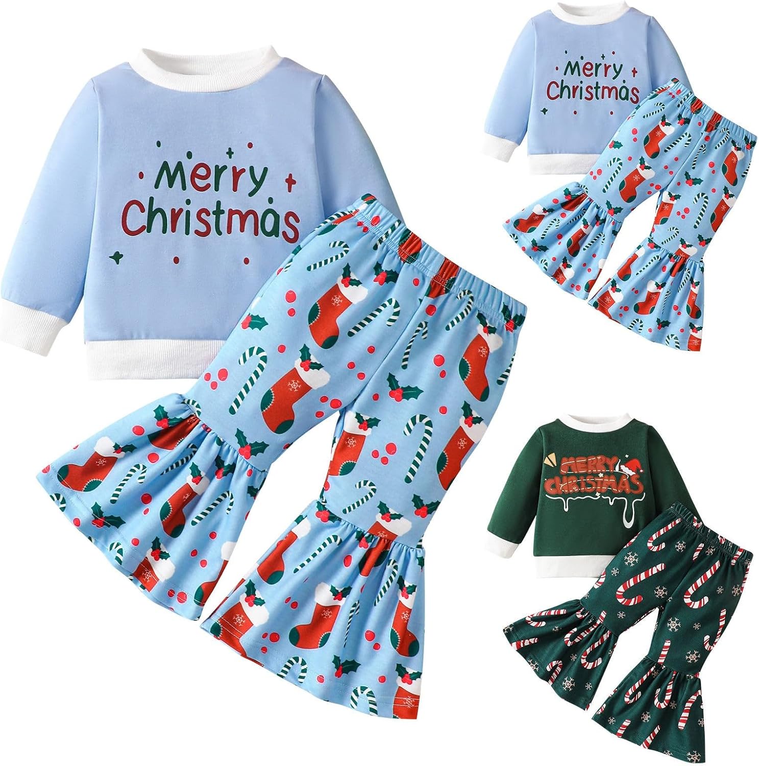 Baby Christmas Sweatsuit Set