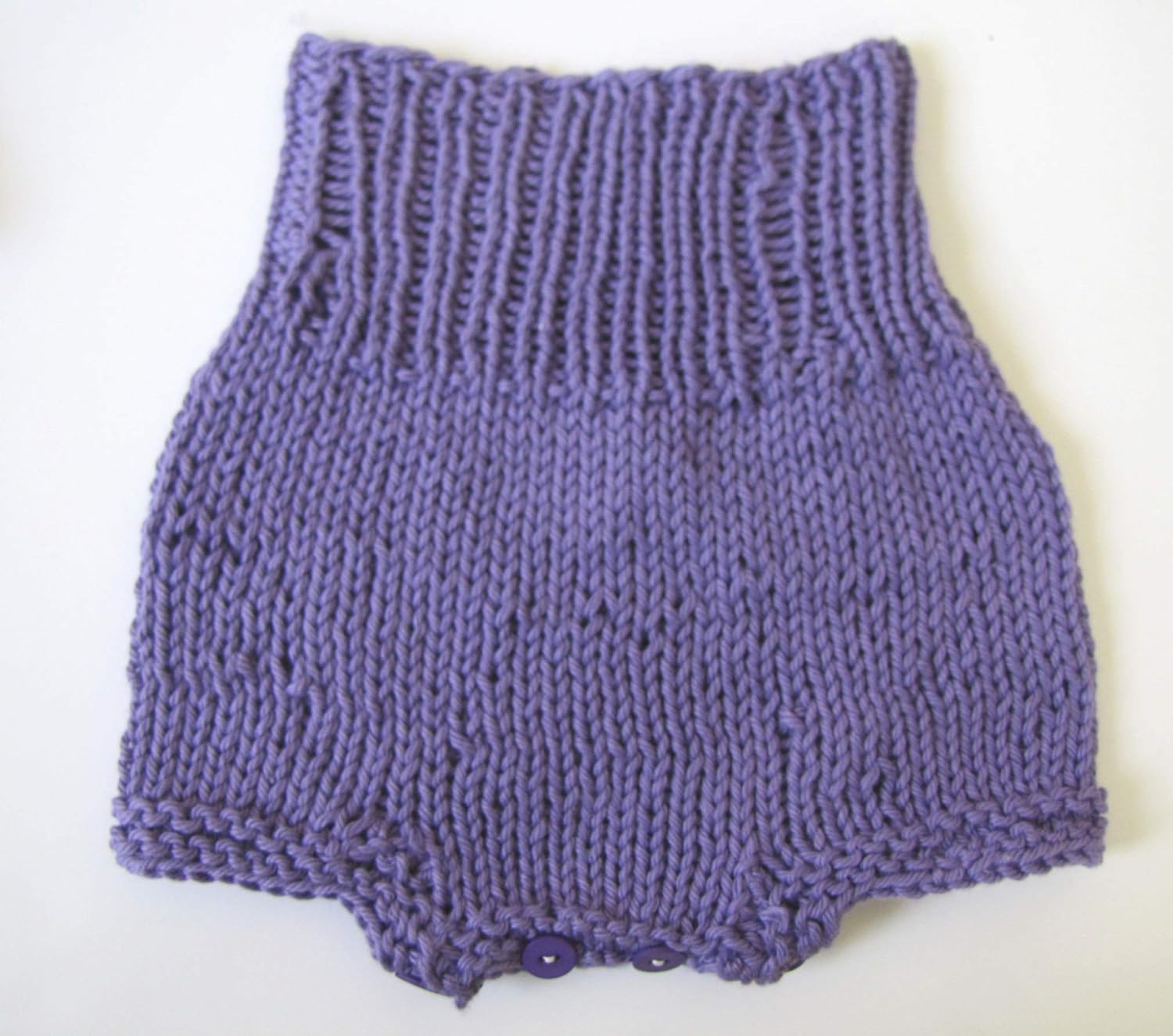 KSS Handmade Gender Neutral WhitePurple Cotton Baby Sweater Pants Set 3 Months
