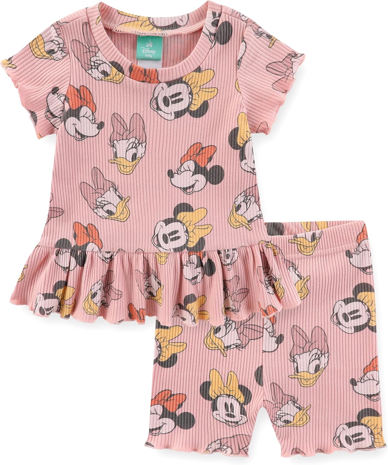 Minnie Mouse Daisy Duck Newborn T-Shirt Shorts Set