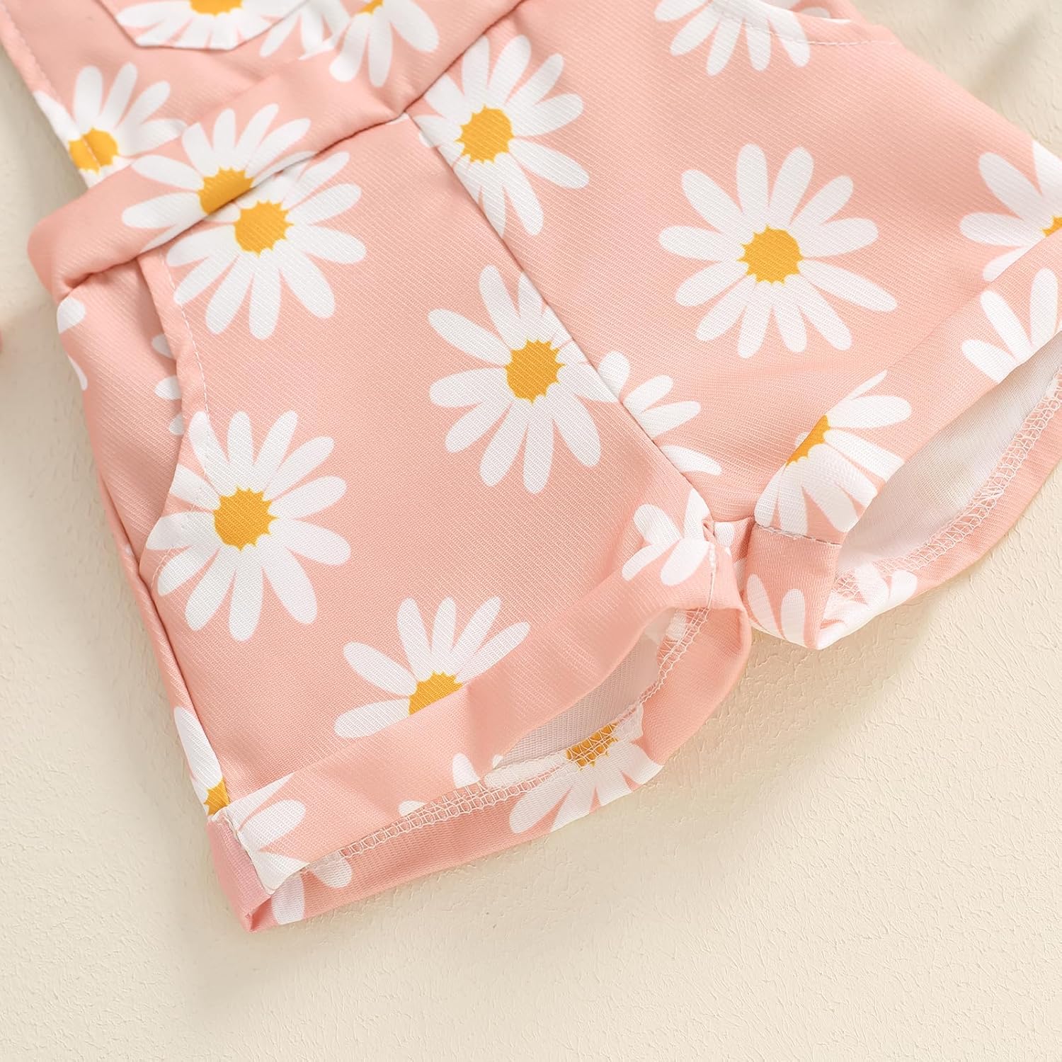 Newborn Summer Romper Overalls Set for Girls