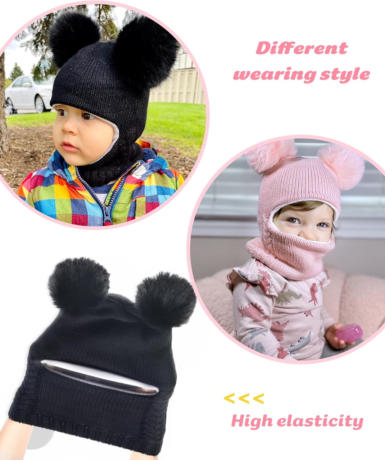 Camptrace Winter Hat Set for Kids