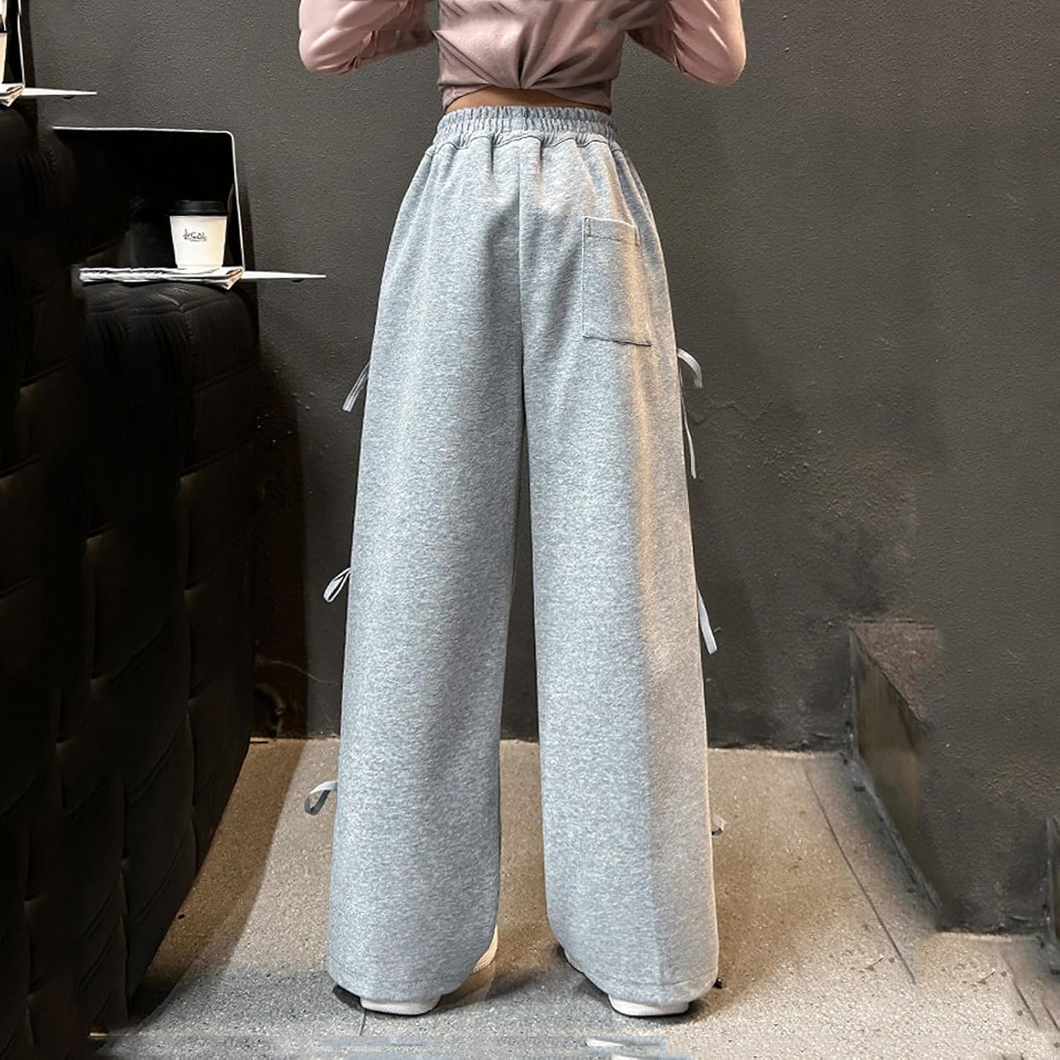 Trendy Wide Leg Sweatpants for Girls 4-14 Years