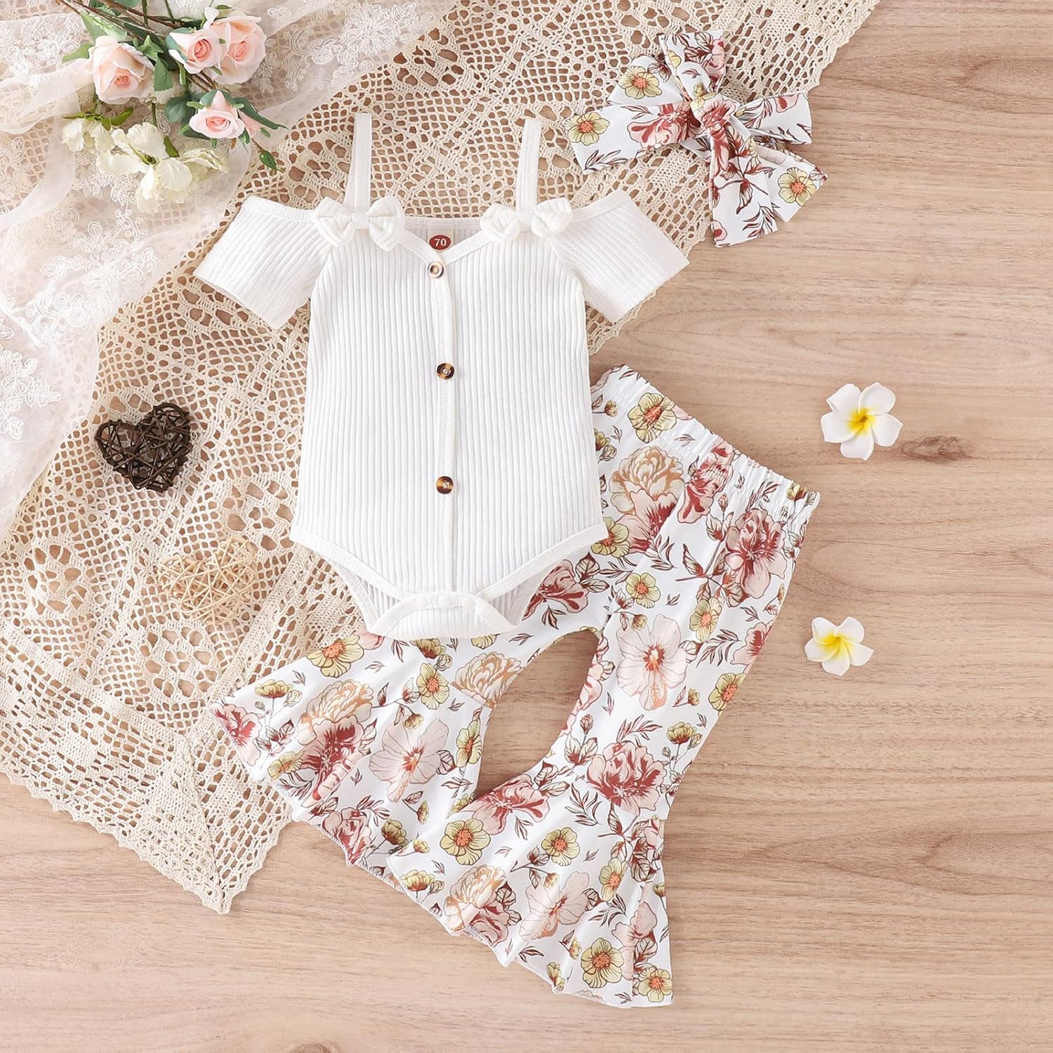 Infant Girls Sunflower BodySuit Set