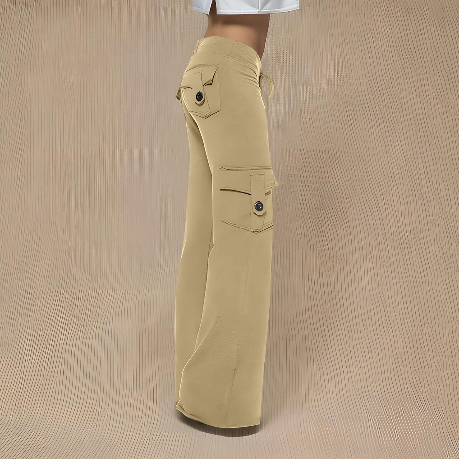 High Waist Cargo Pants for Girls