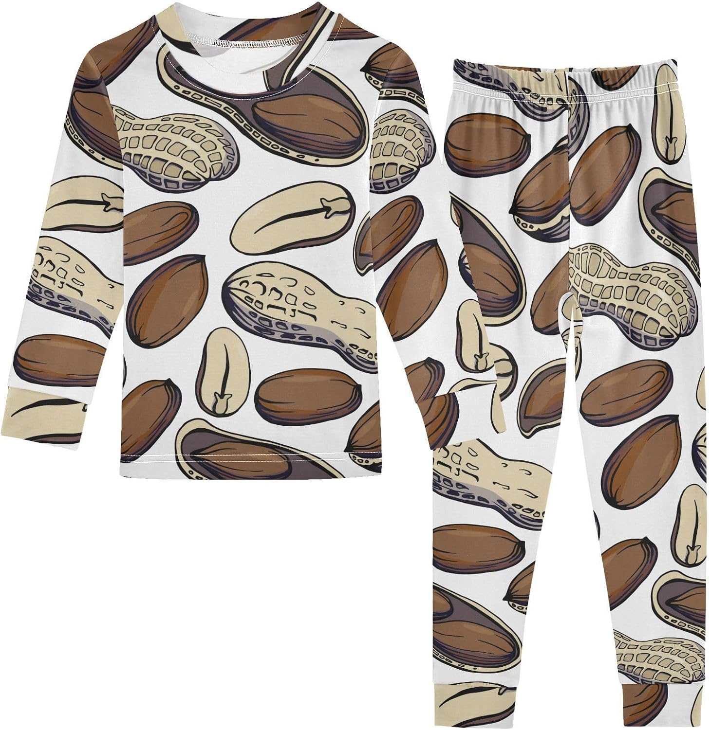 WIFIU Soft Cotton Pajama Set for Kids 18M-8Y 1