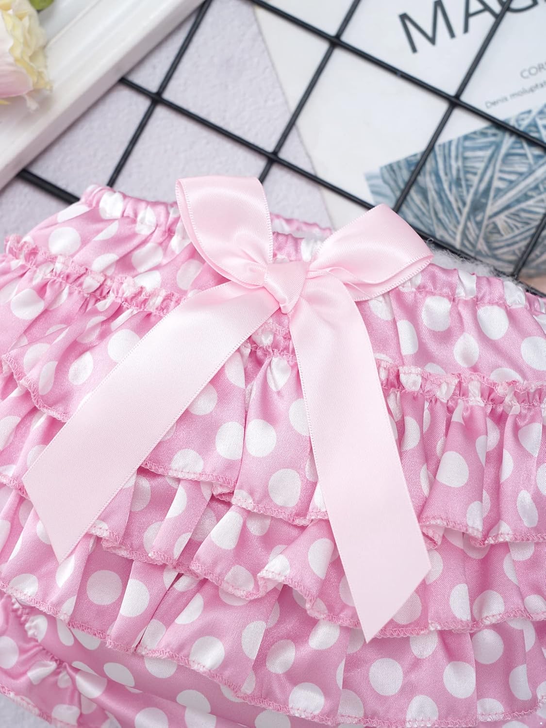 Cute Baby Girl Bloomers with Bowknot