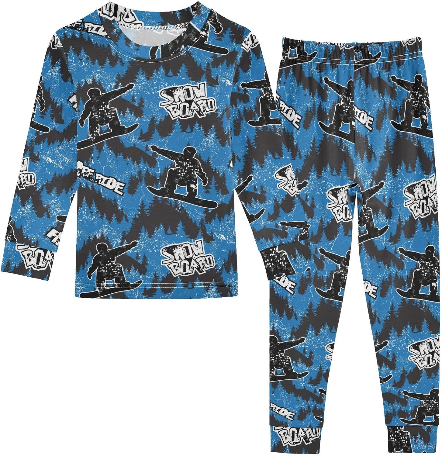 Cute Long Sleeve Pajama Set for Girls Ages 18M-8Y