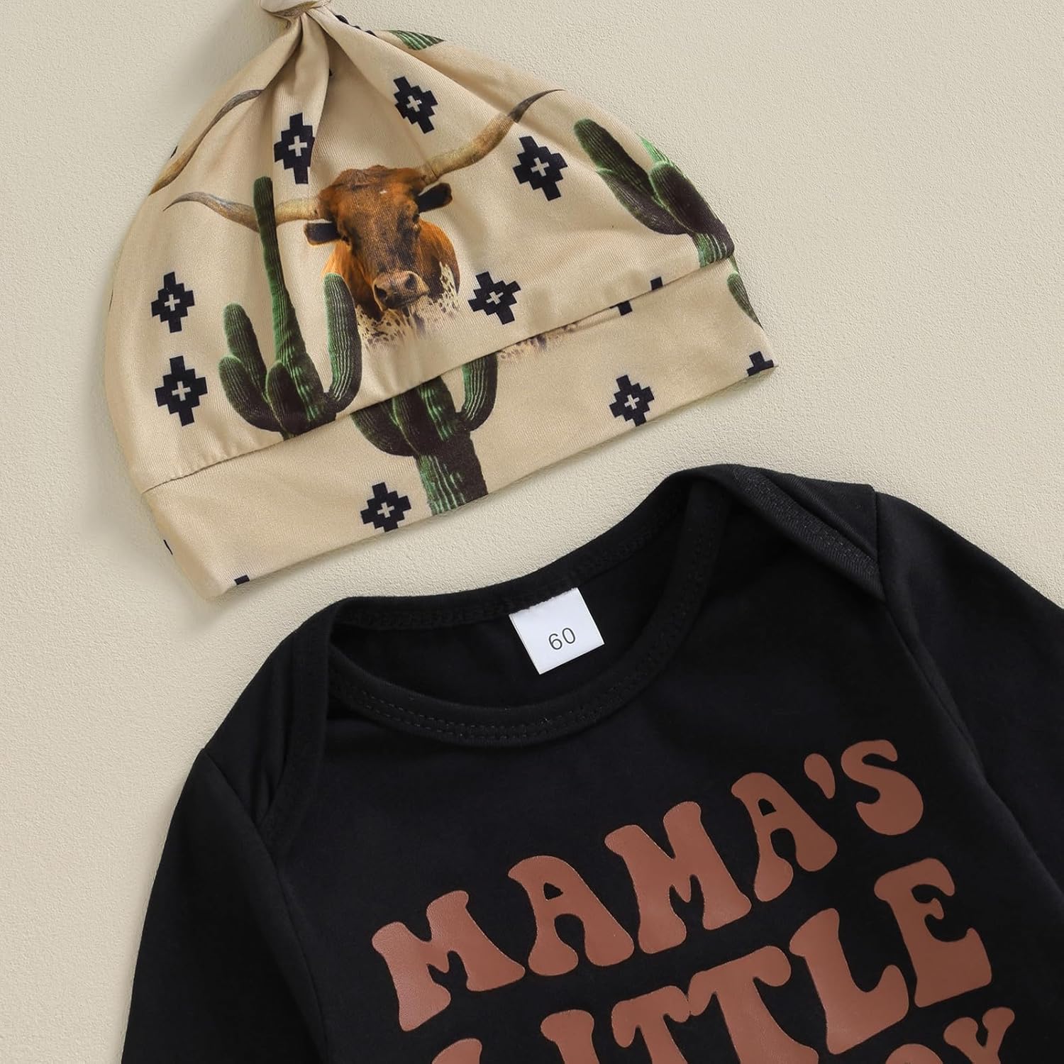 SAYOO Baby Boy Cowboy Outfit Newborn