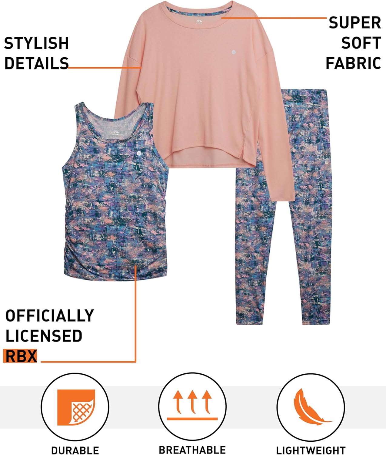 RBX Girls Fitness Style Set