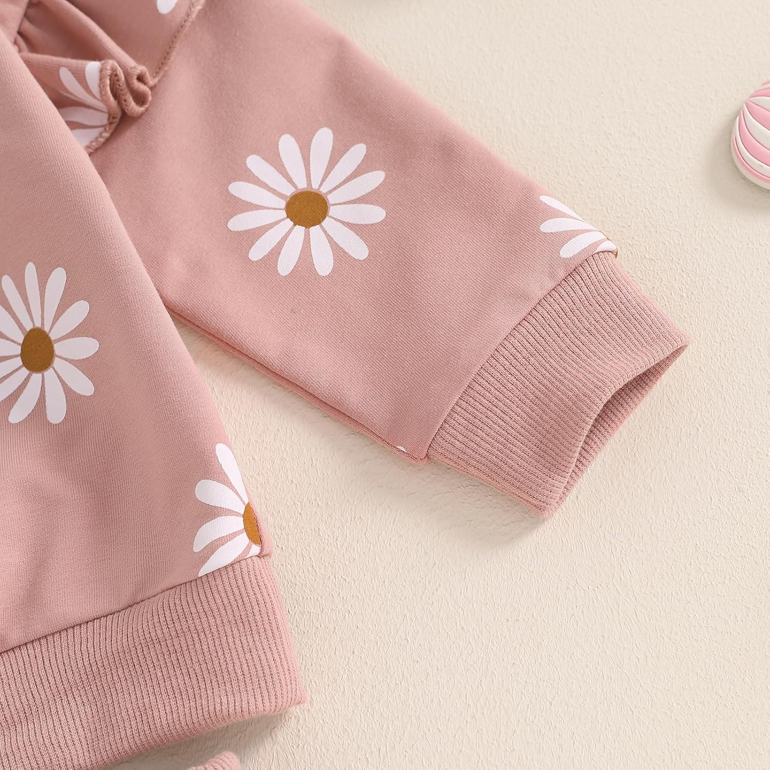 Mubineo Baby Girl Ruffle Sweater Pocket Pants Set